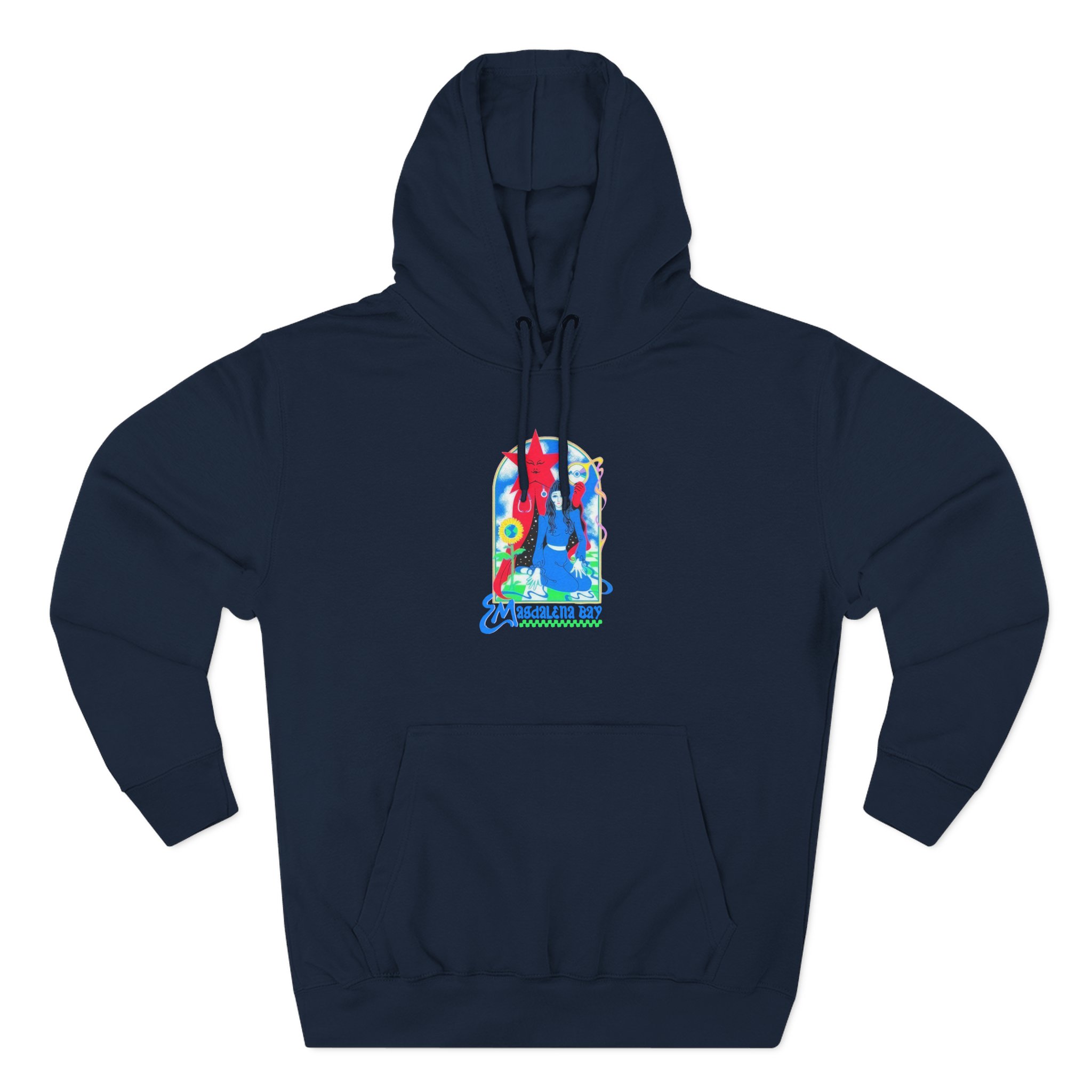 Magdalena Bay Imaginal Disk Album  Three-Panel Fleece Hoodie