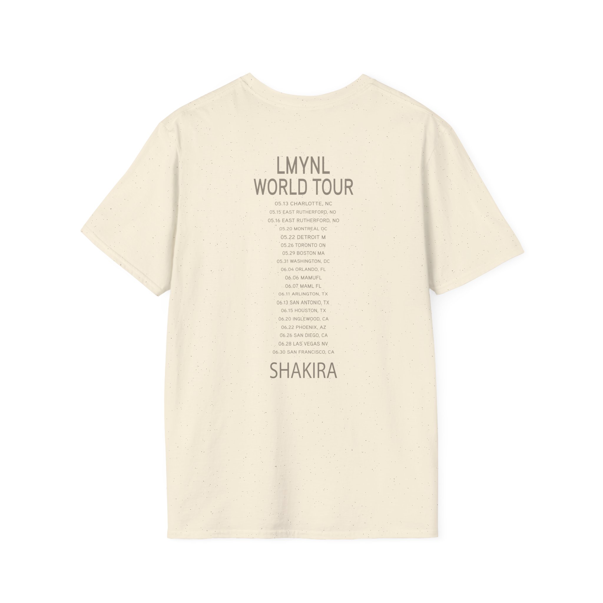 Shakira Dollar Bill Unisex Softstyle T-Shirt