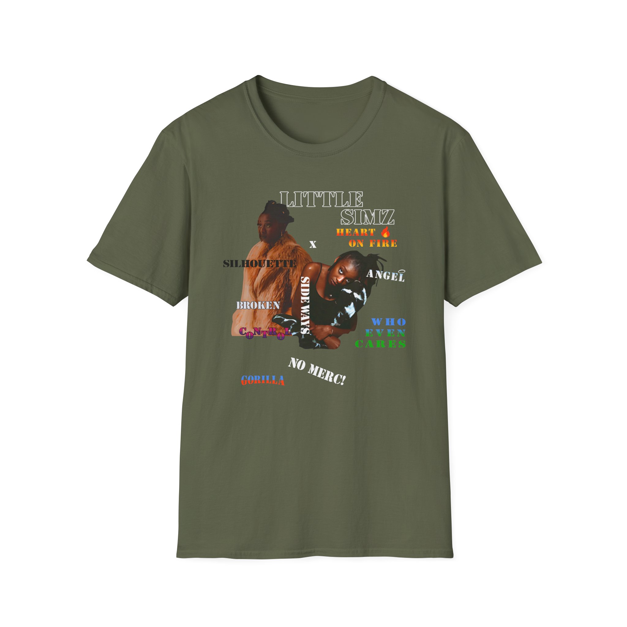 Little Simz Photo Collage Unisex Softstyle T-Shirt
