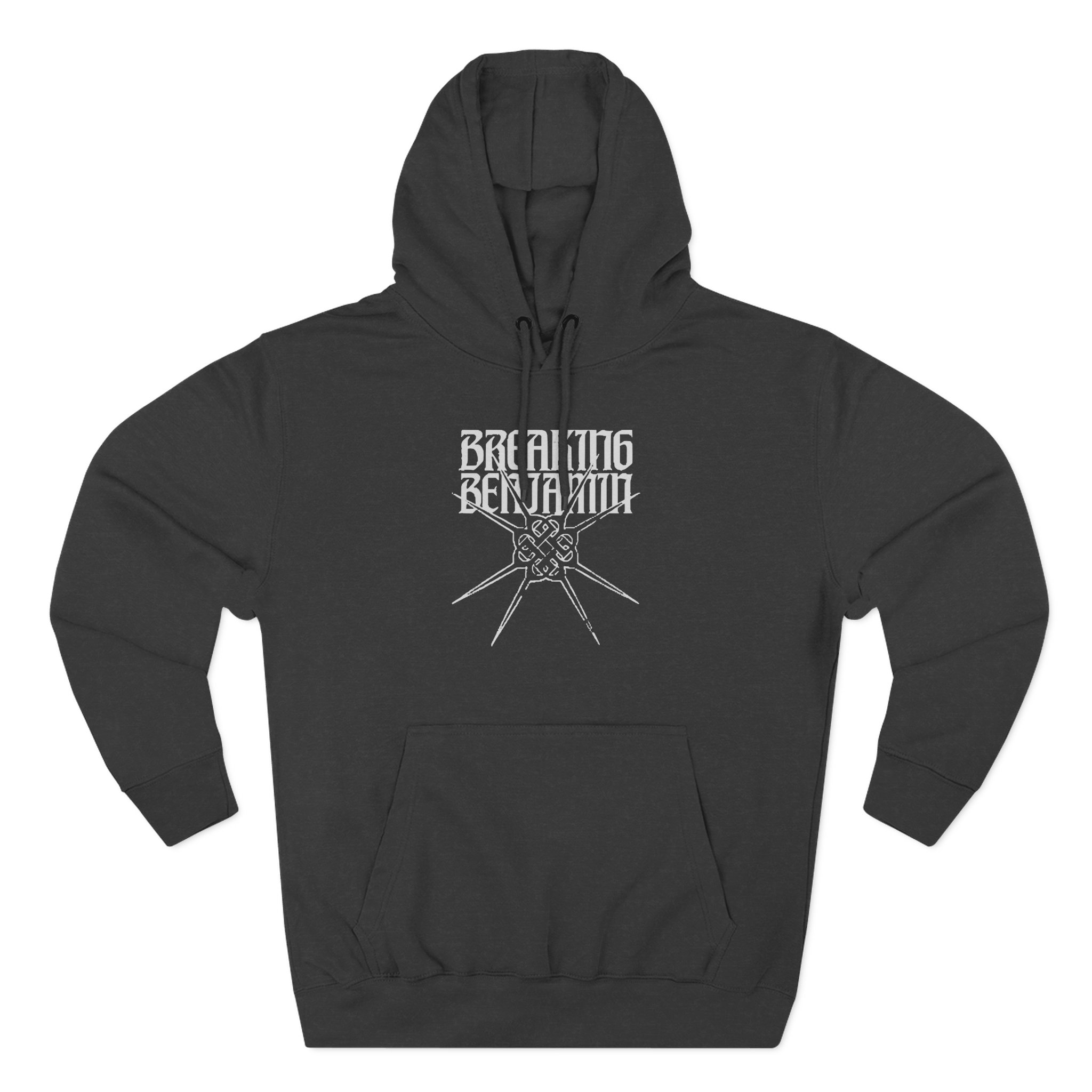 Breaking Benjamin Spike Logo Three-Panel Fleece Hoodie