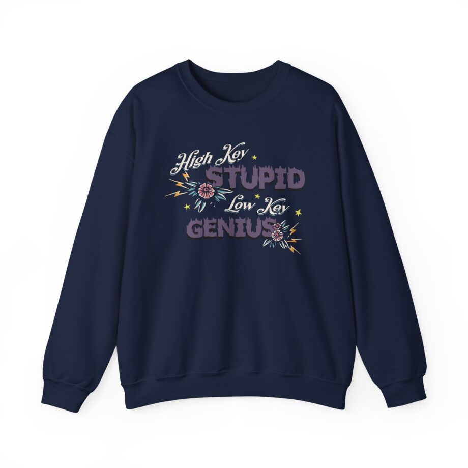 Kallmekris High Key Stupid Genius Unisex Heavy Blend™ Crewneck Sweatshirt