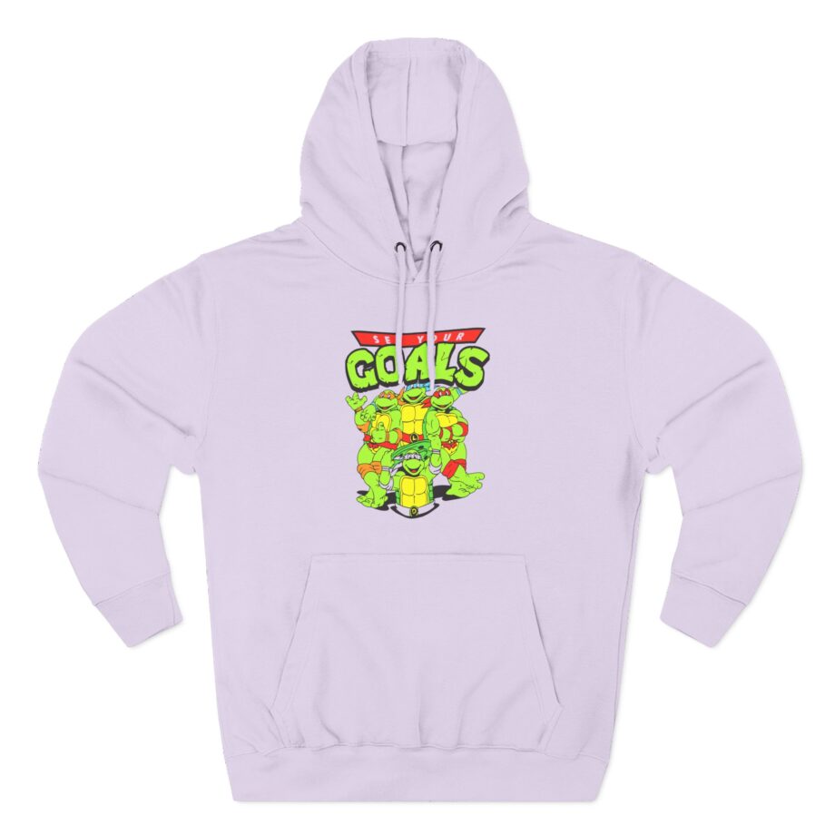 Set Your Goals Ninja Turtles Three-Panel Fleece Hoodie