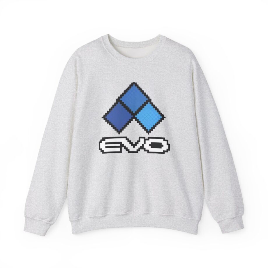 Evo 8 Bit Logo Returns Unisex Heavy Blend™ Crewneck Sweatshirt