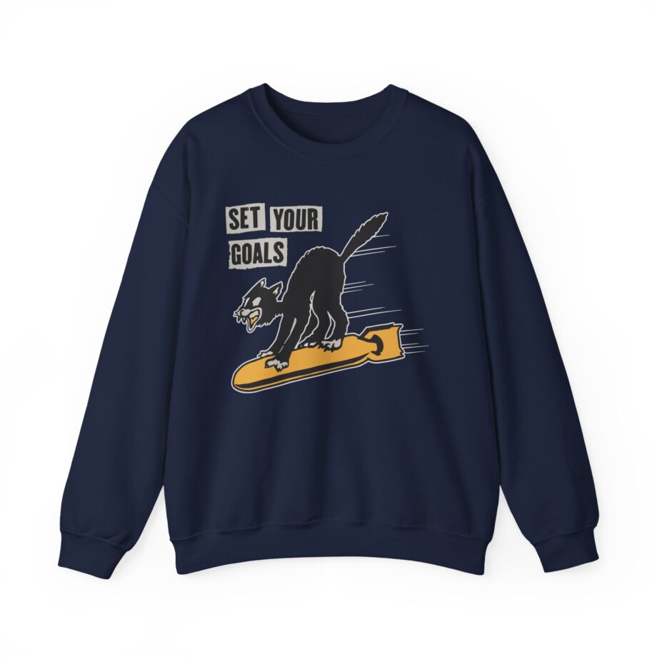 Set Your Goals Bomber Unisex Heavy Blend™ Crewneck Sweatshirt