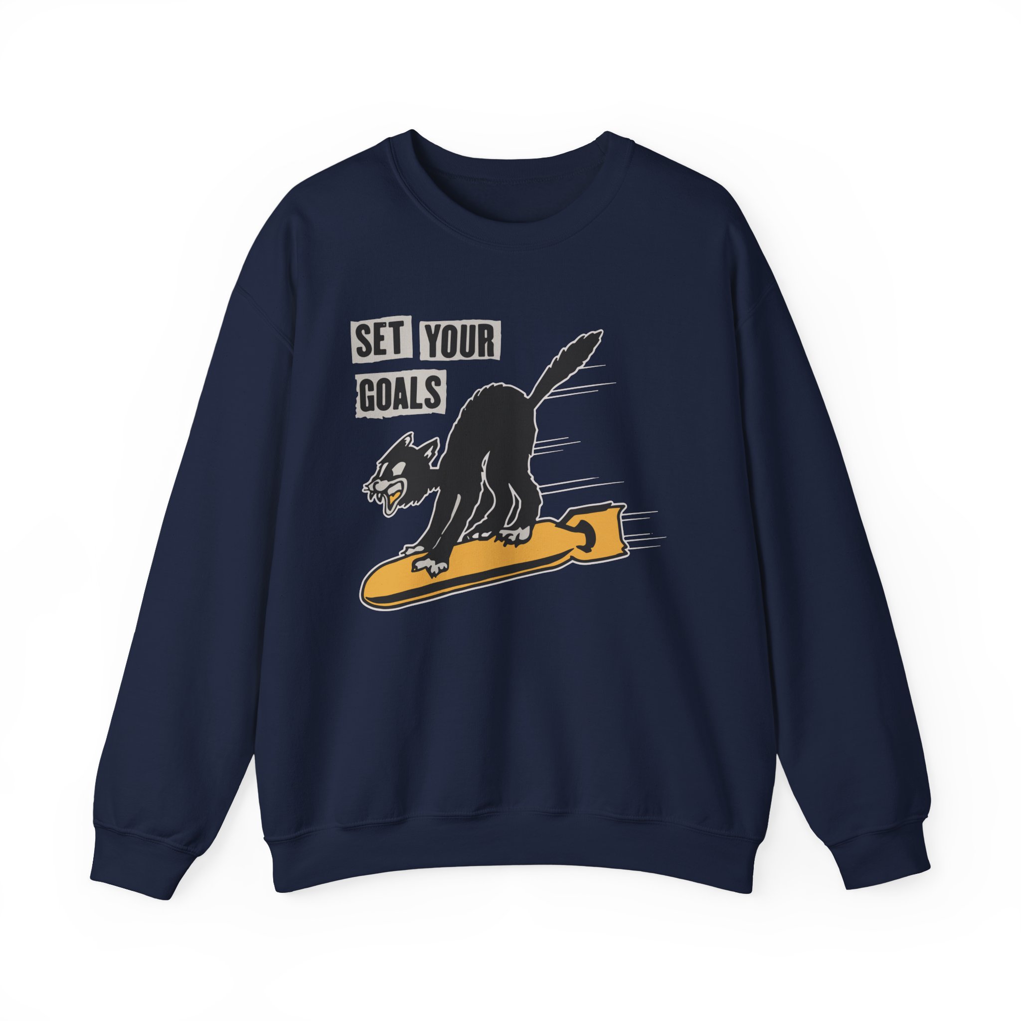Set Your Goals Bomber Unisex Heavy Blendâ„¢ Crewneck Sweatshirt
