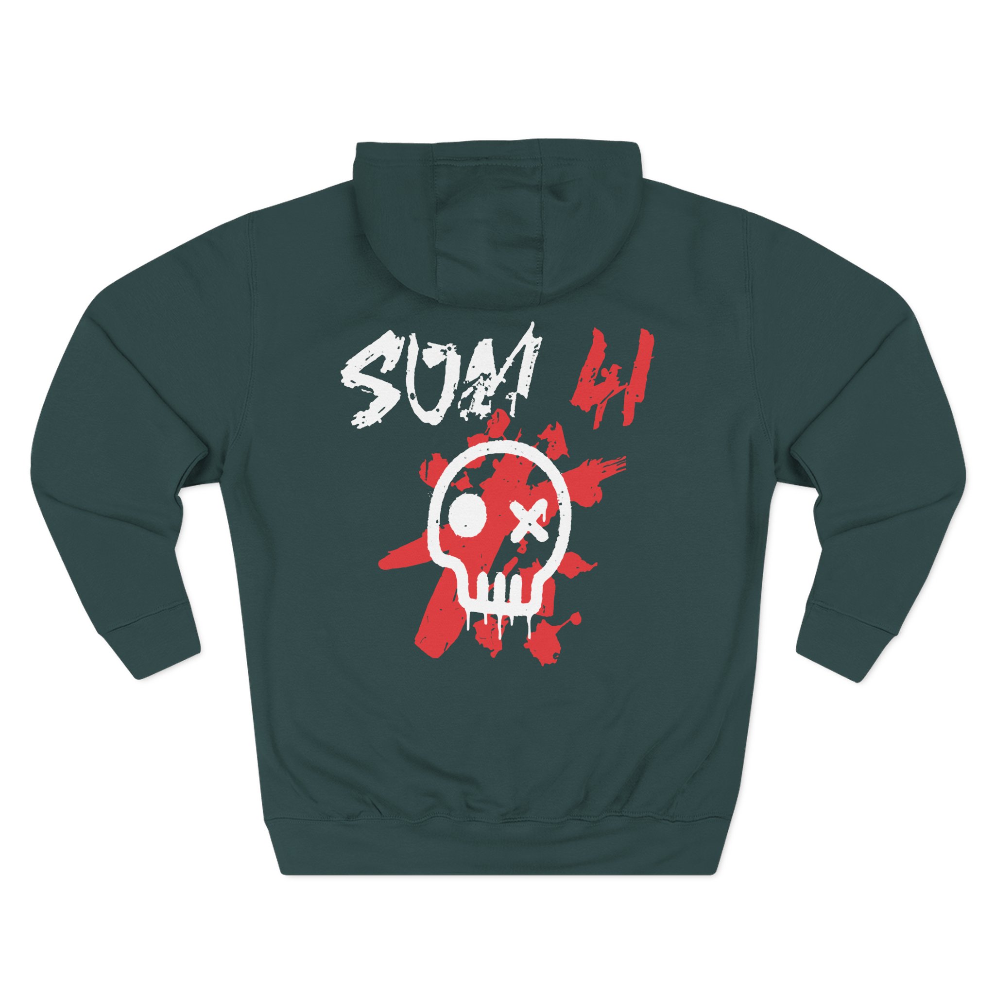 Sum 41 Skull Three-Panel Fleece Hoodie