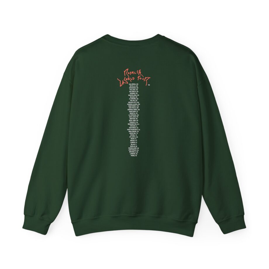 Rosalia World Tour Unisex Heavy Blend™ Crewneck Sweatshirt