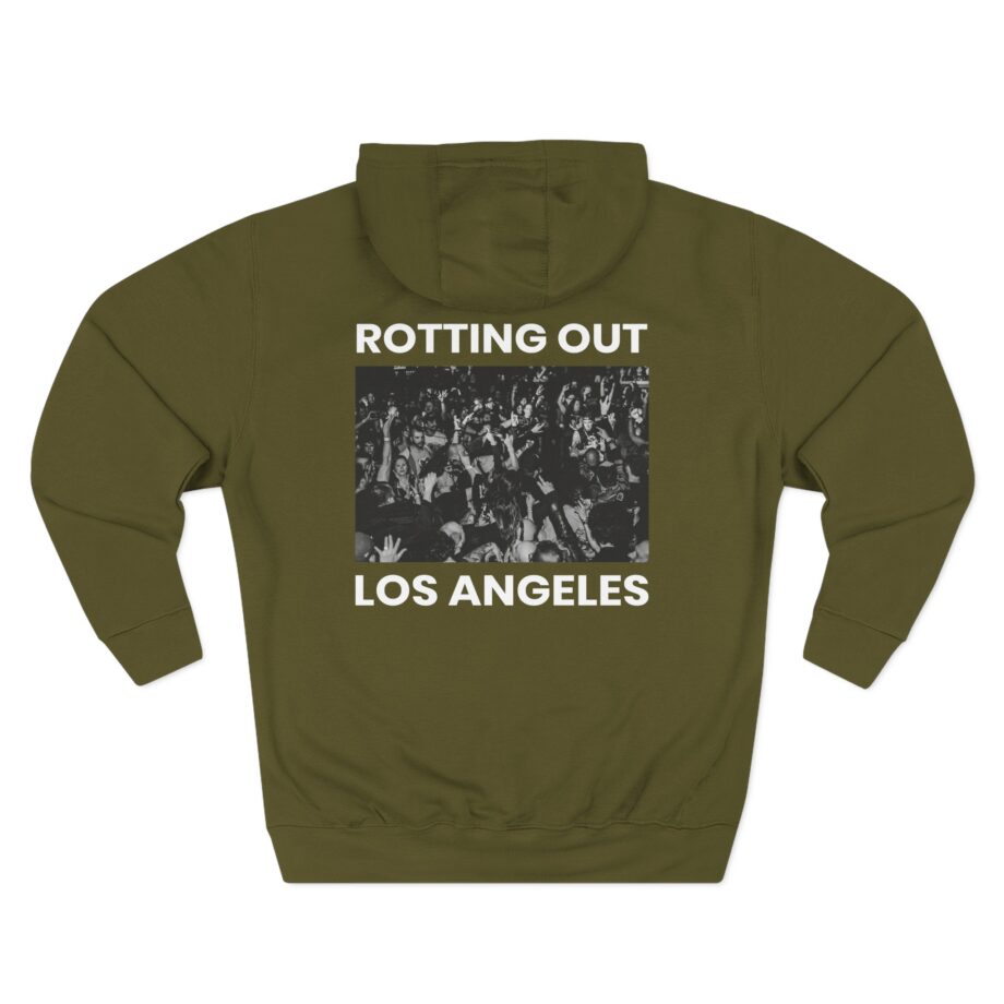 Rotting Out  Los Angeles Three-Panel Fleece Hoodie