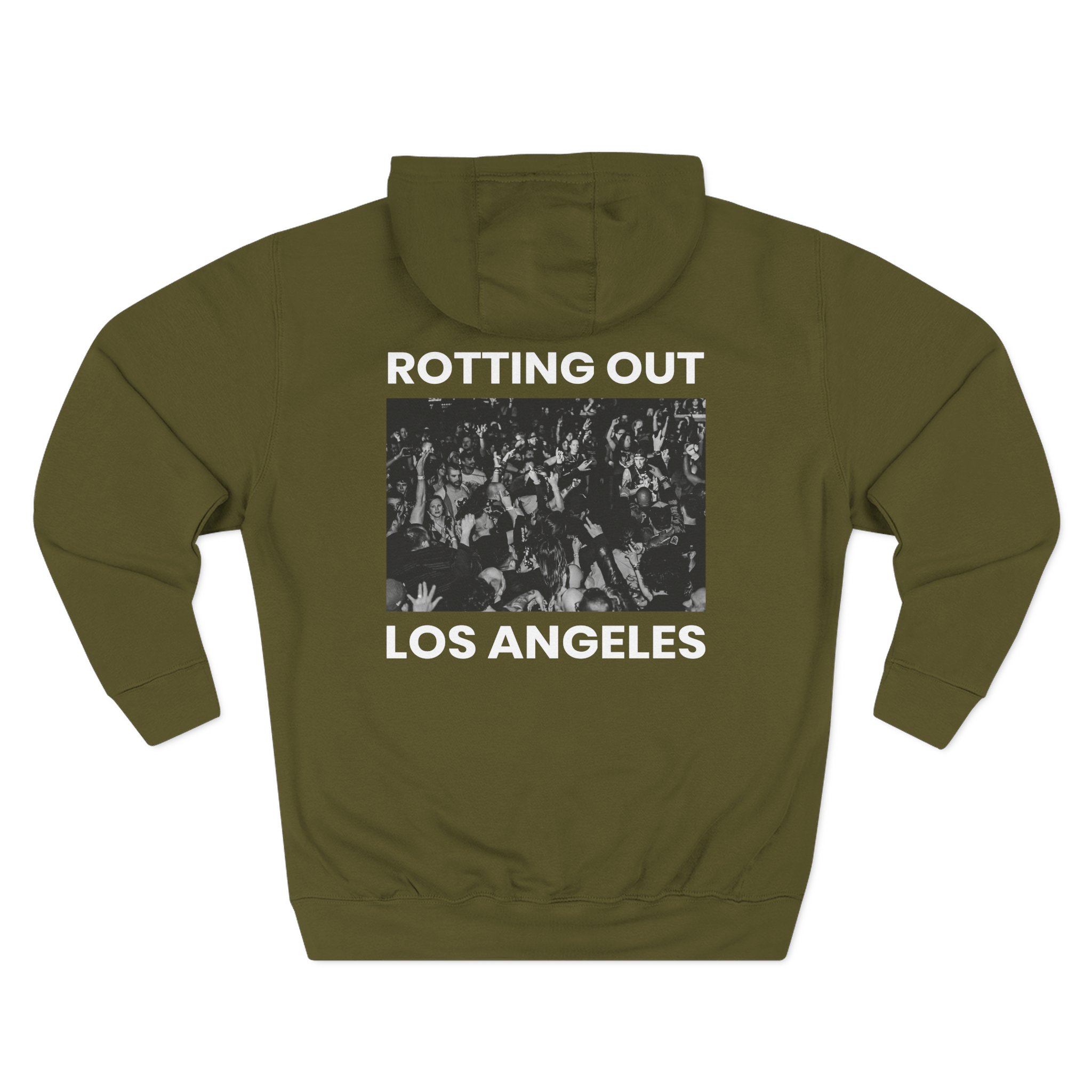 Rotting Out  Los Angeles Three-Panel Fleece Hoodie