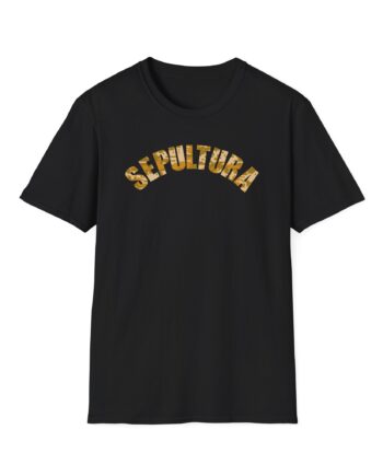 Sepultura Desert Camo S Logo Unisex Softstyle T-Shirt