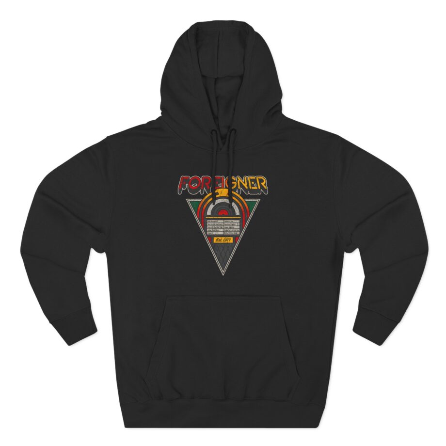 Foreigner Juke Box Three-Panel Fleece Hoodie