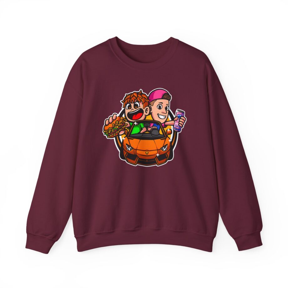 Burger Pommes Unisex Heavy Blend™ Crewneck Sweatshirt