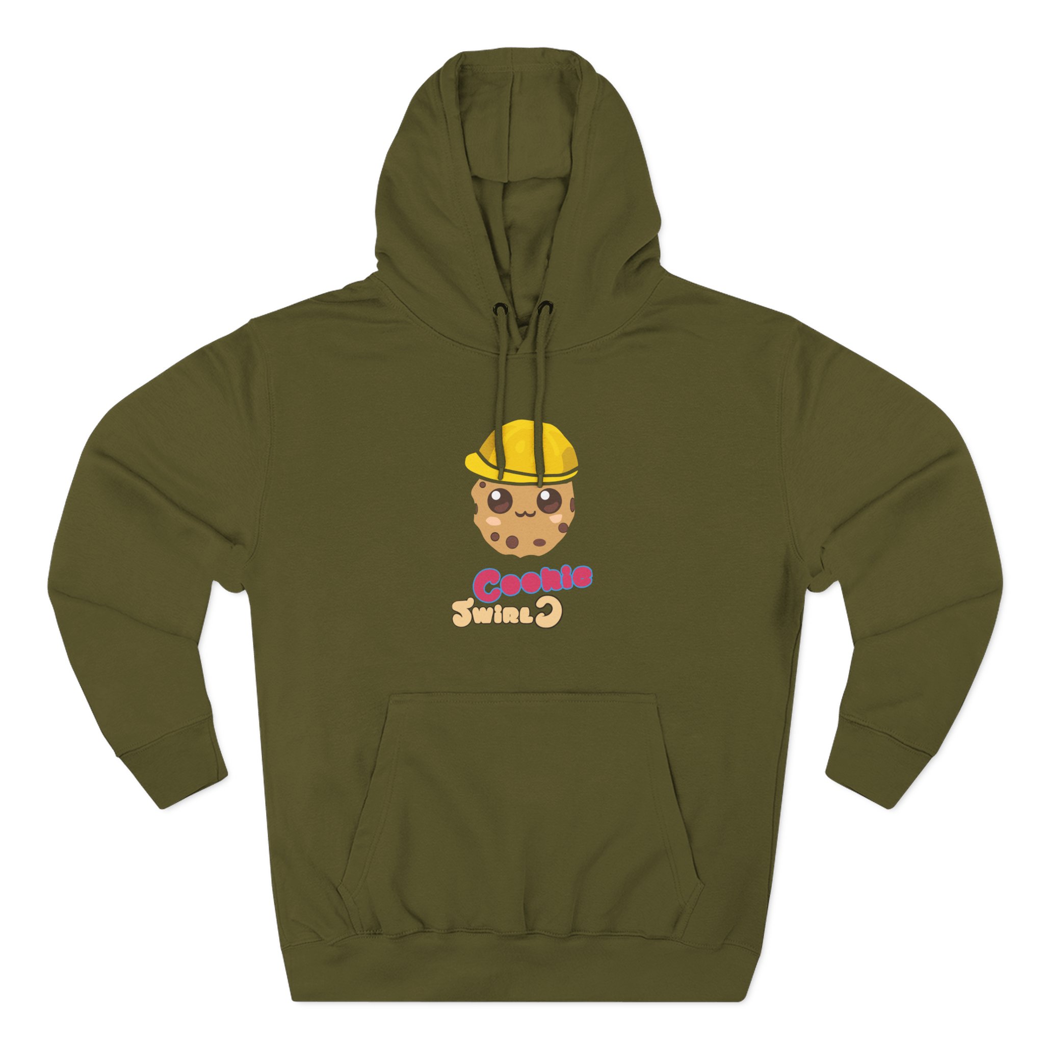Cookieswirlc Three-Panel Fleece Hoodie