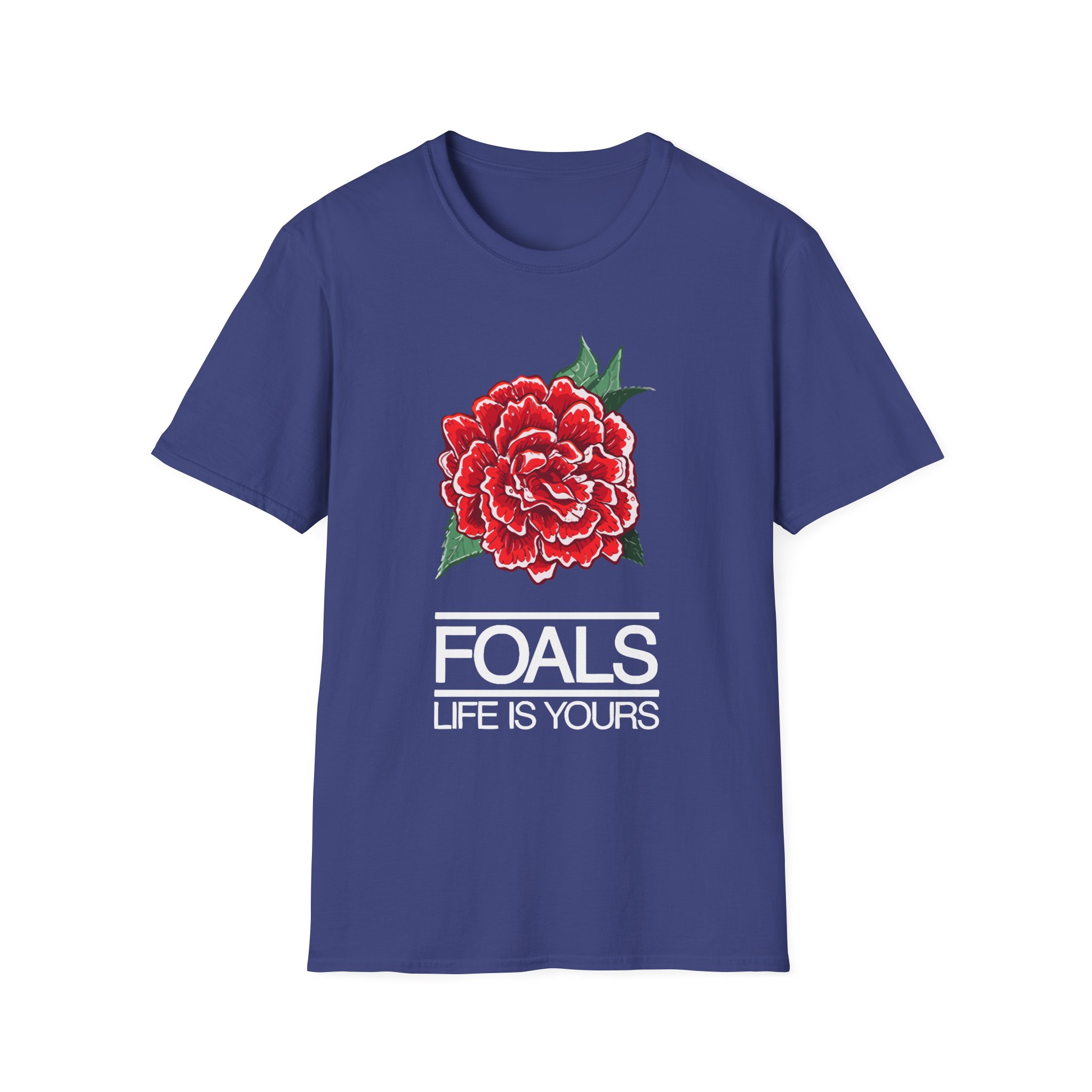 Foals Red Rose Unisex Softstyle T-Shirt