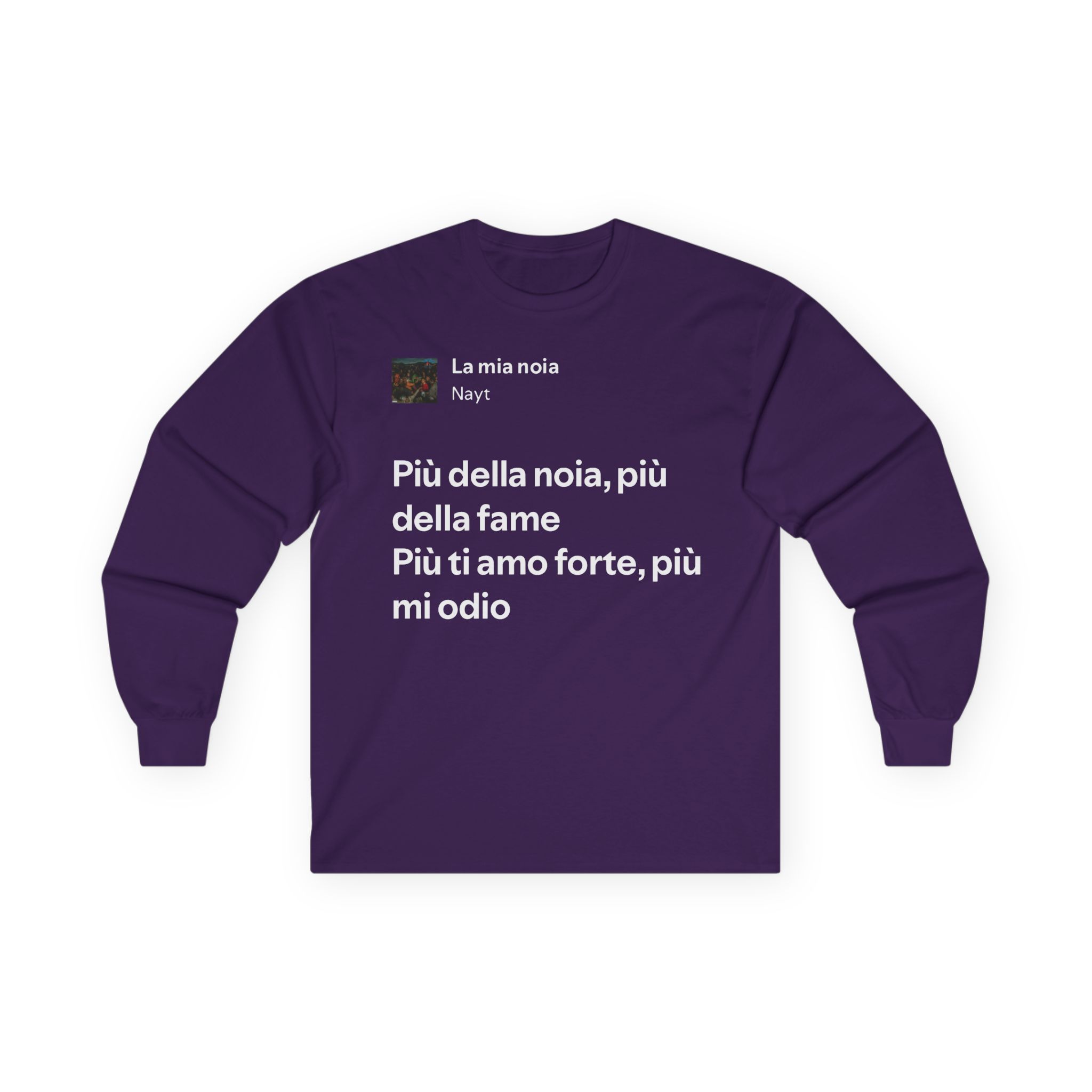 Nayt La Mia Noia Unisex Ultra Cotton Long Sleeve Tee