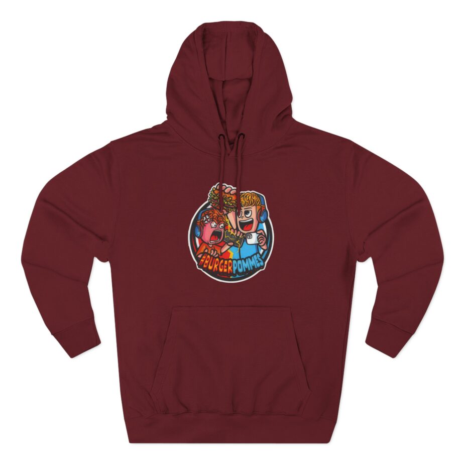 Burger Pommes Three-Panel Fleece Hoodie