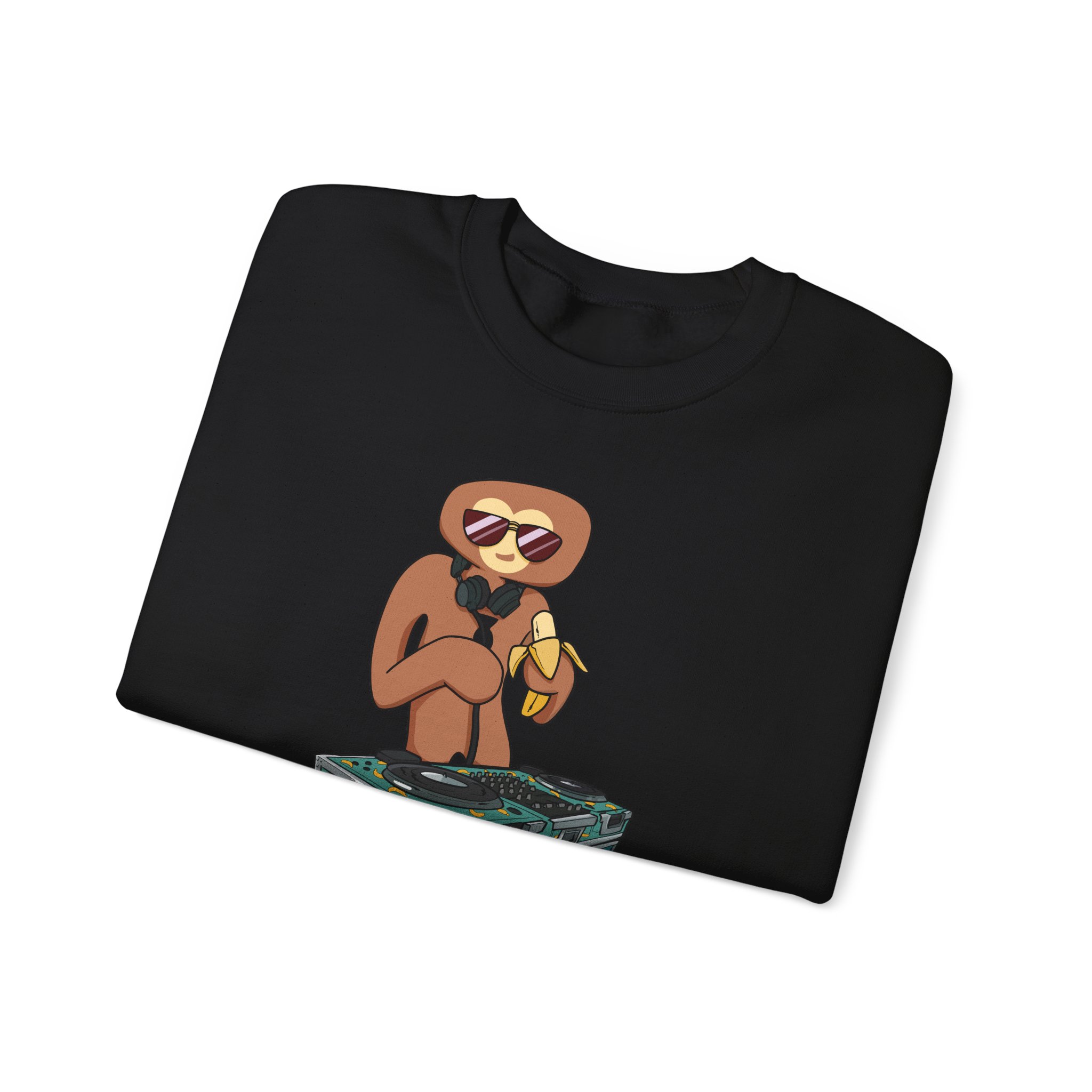 Spoonkid Dj Monke Unisex Heavy Blendâ„¢ Crewneck Sweatshirt