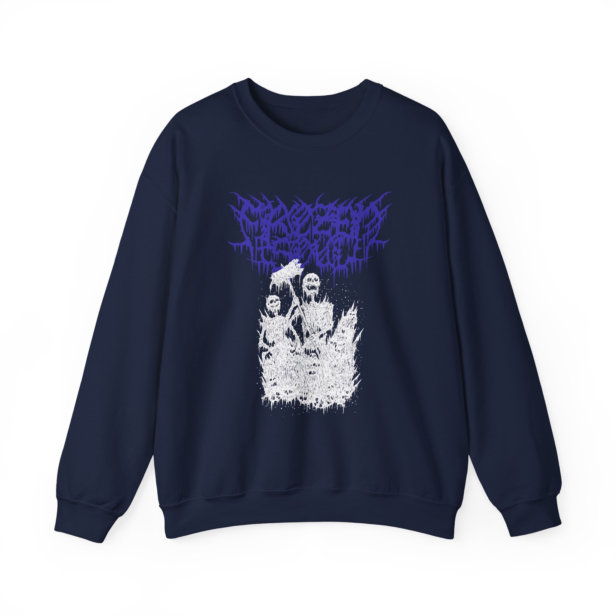Frozen Soul Skeleton Unisex Heavy Blendâ„¢ Crewneck Sweatshirt