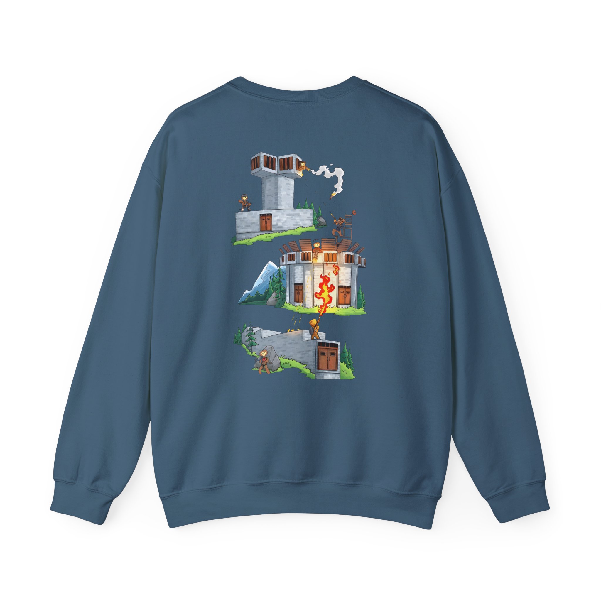 Spoonkid Battlefield Unisex Heavy Blendâ„¢ Crewneck Sweatshirt