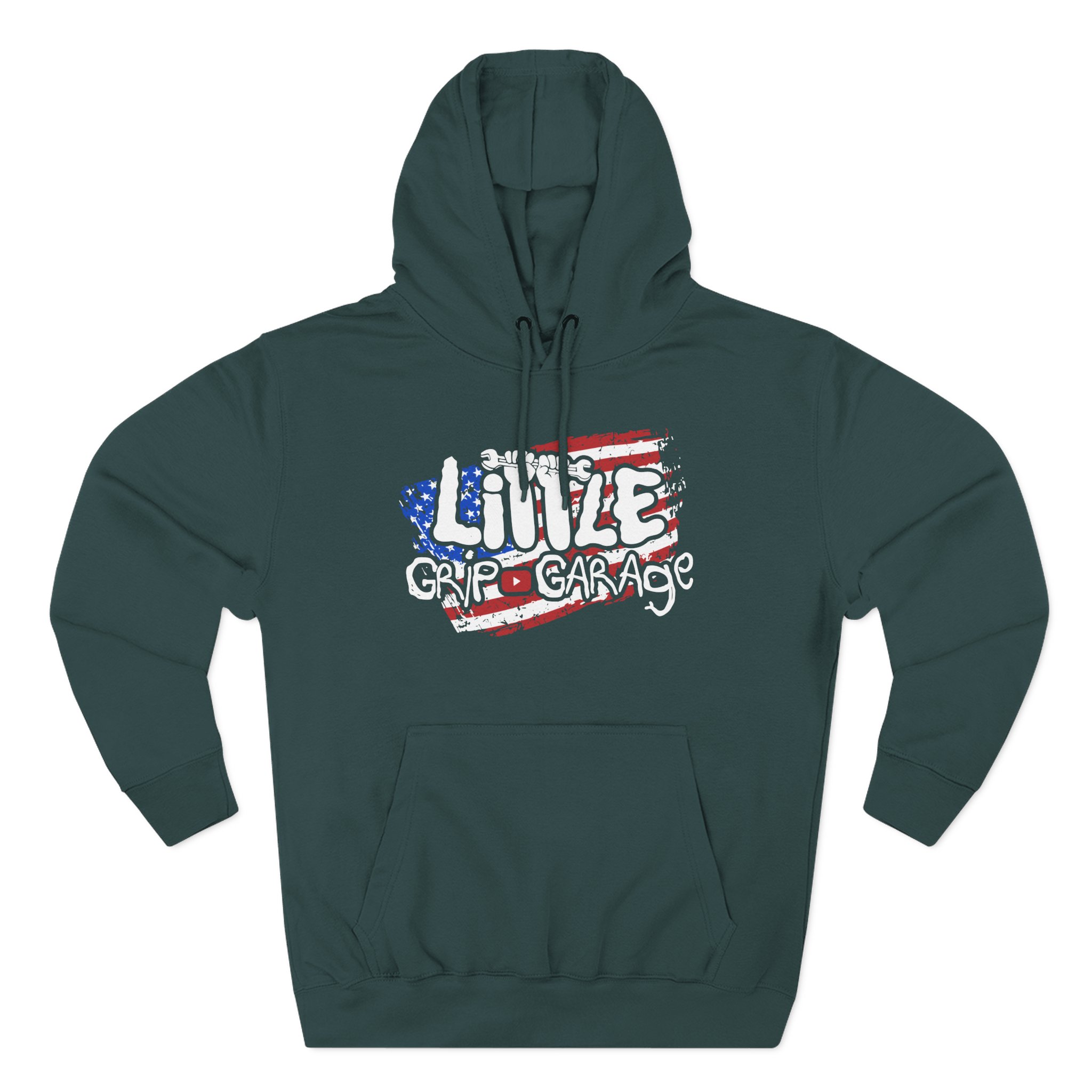 Vicegripgarage Little Grip Garage Three-Panel Fleece Hoodie