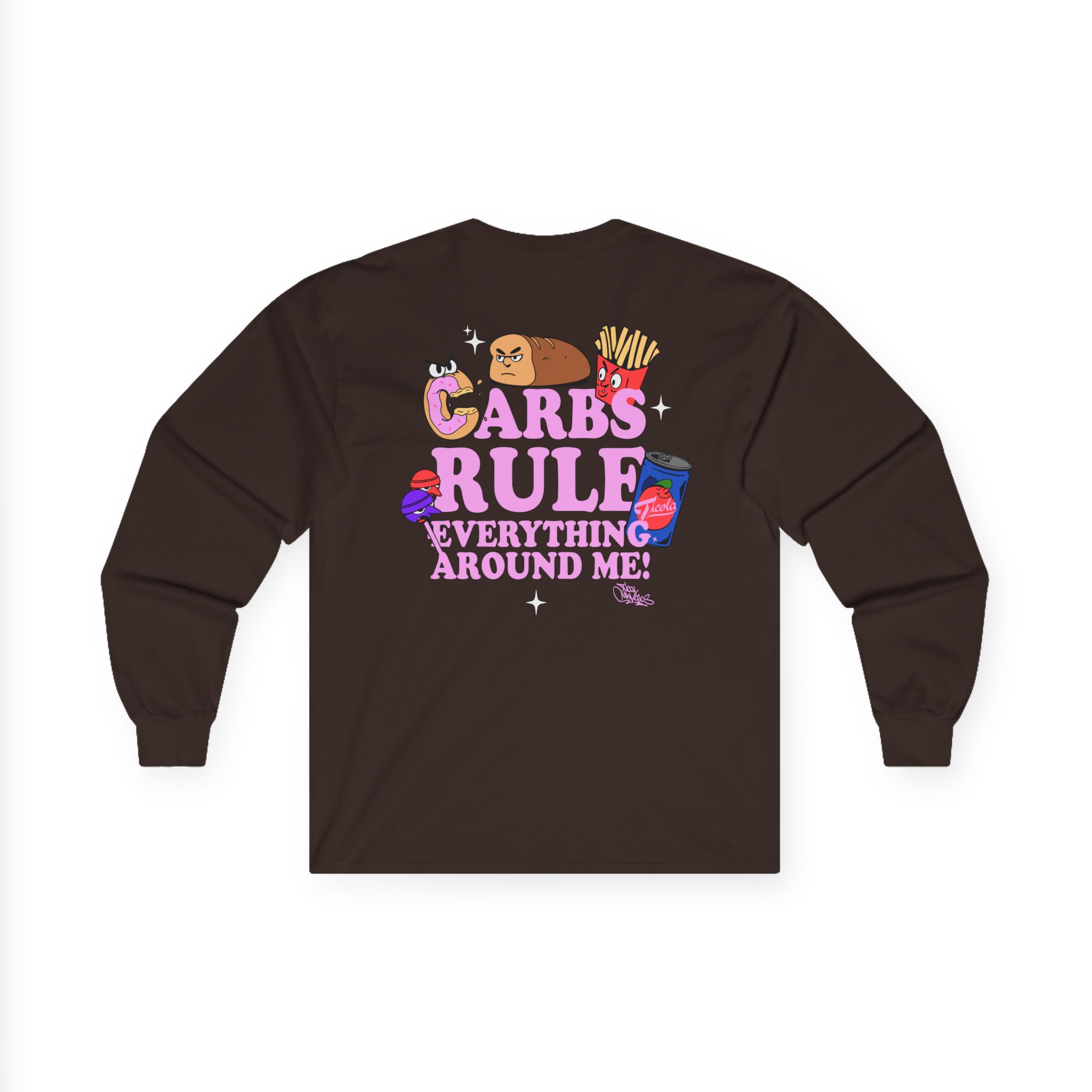 Method Man Carbs Rule Everything Around Me Unisex Ultra Cotton Long Sleeve Tee