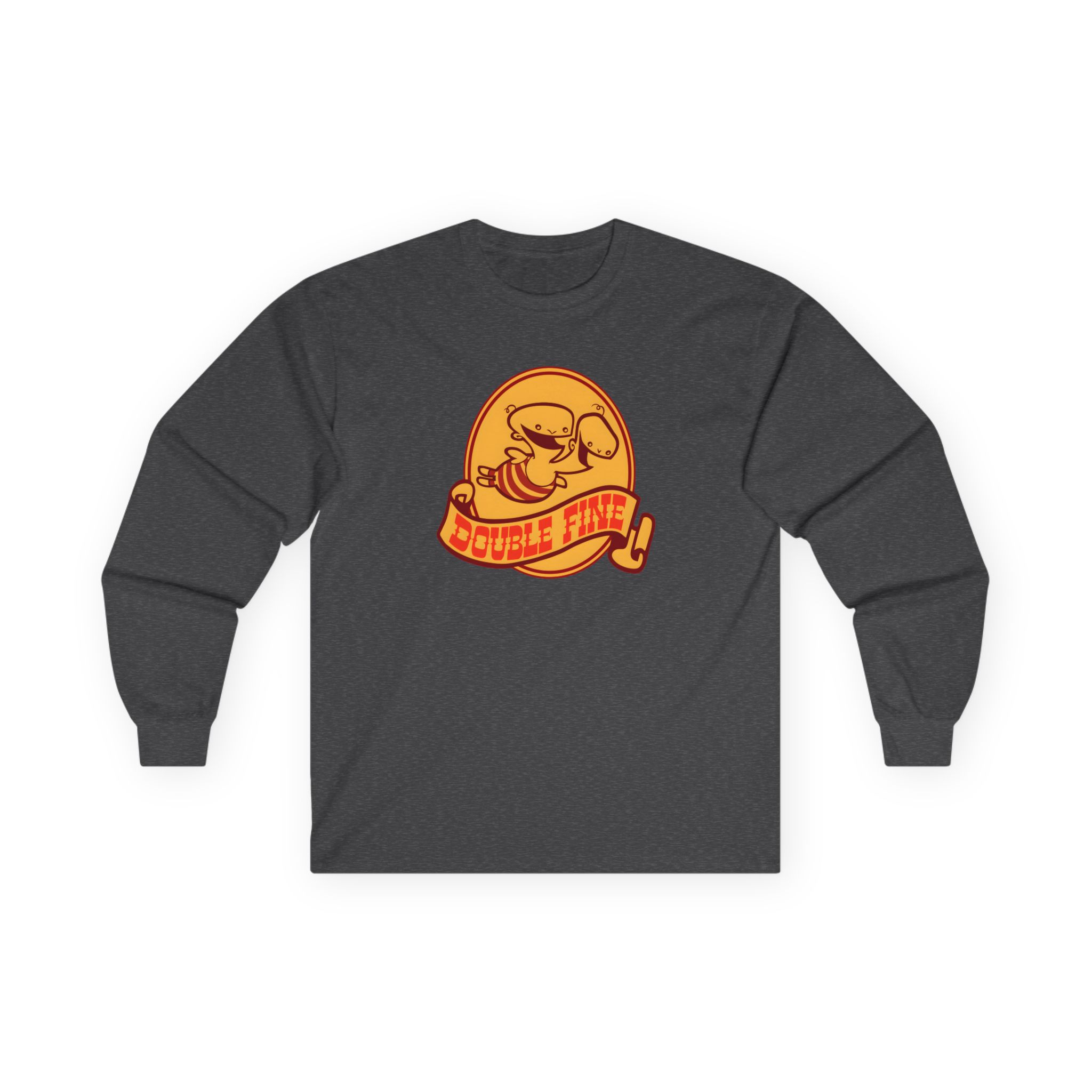 Double Fine Golden Two-headed Baby Unisex Ultra Cotton Long Sleeve Tee