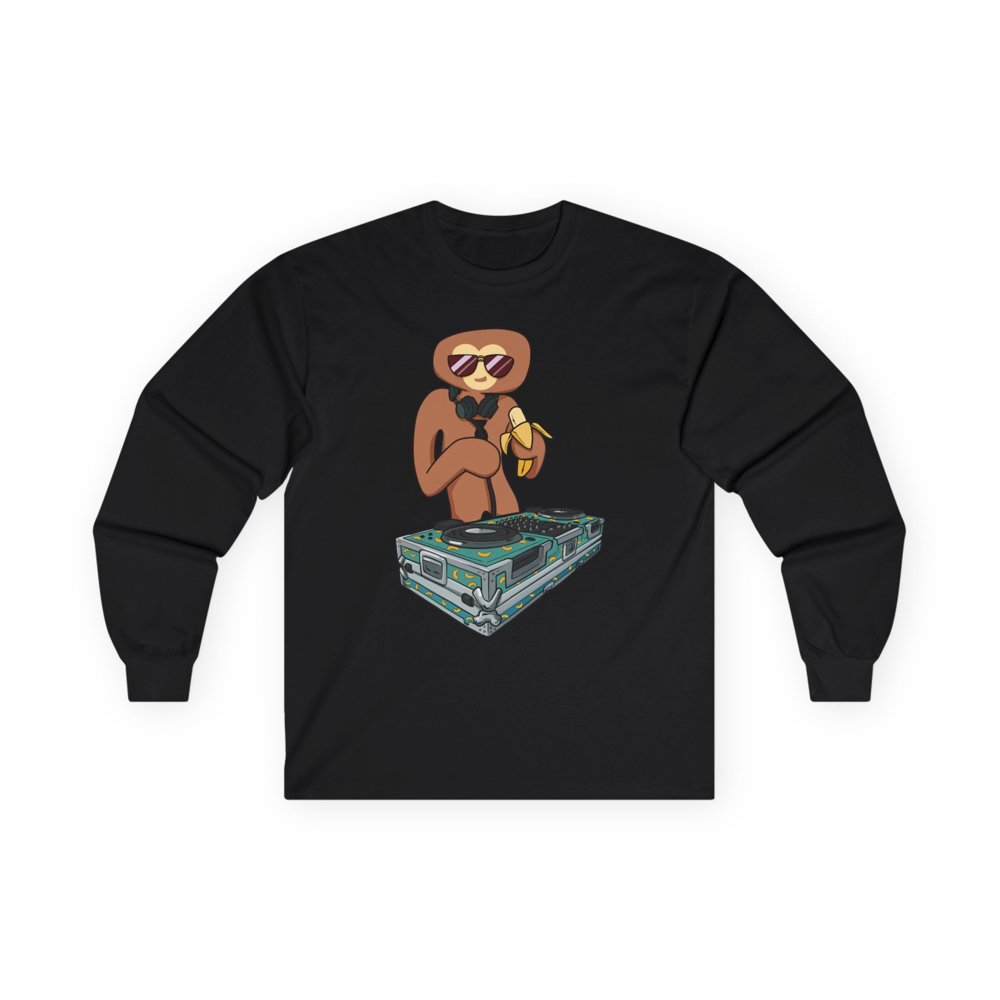 Spoonkid Dj Monke Unisex Ultra Cotton Long Sleeve Tee