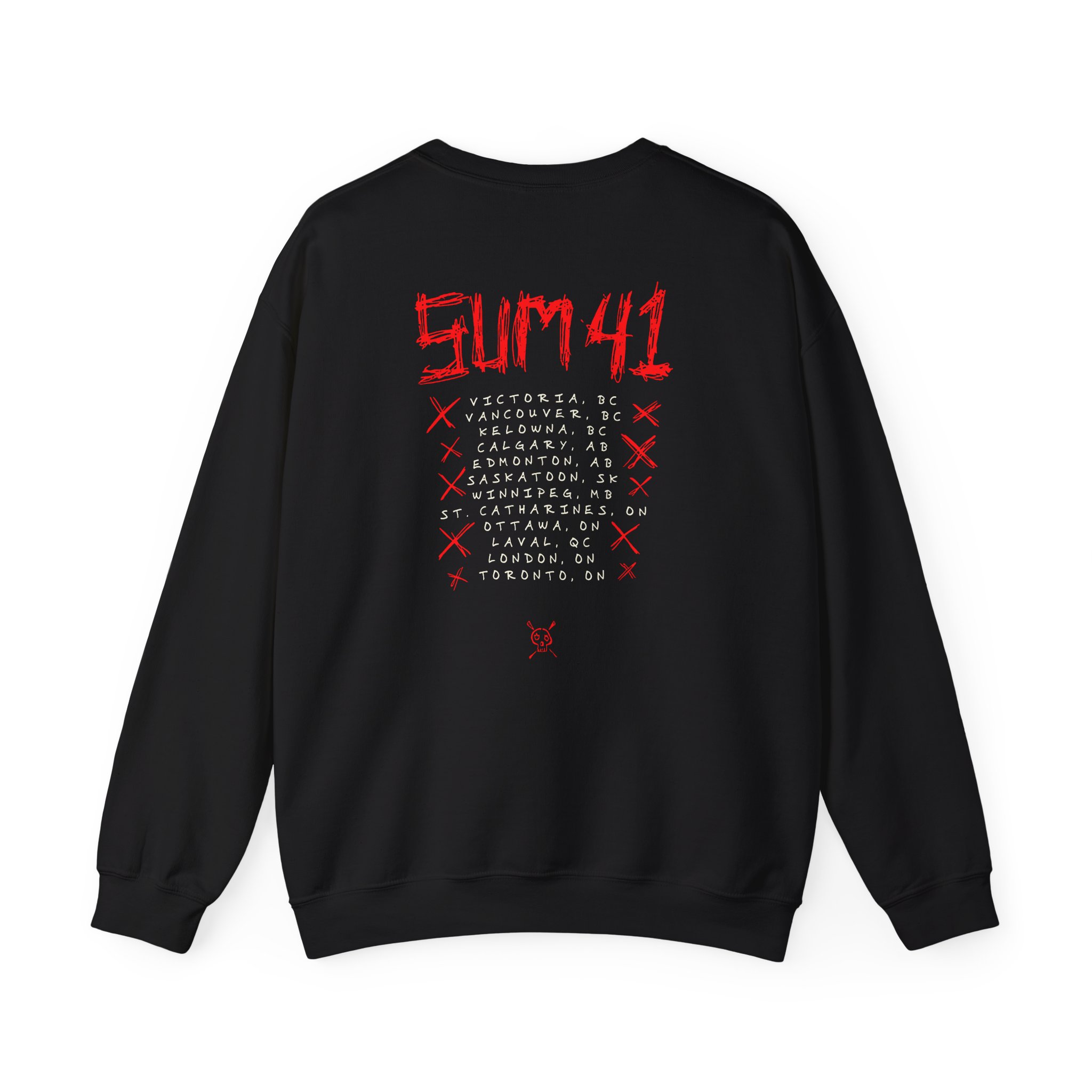 Sum 41 F**k Tour Unisex Heavy Blendâ„¢ Crewneck Sweatshirt