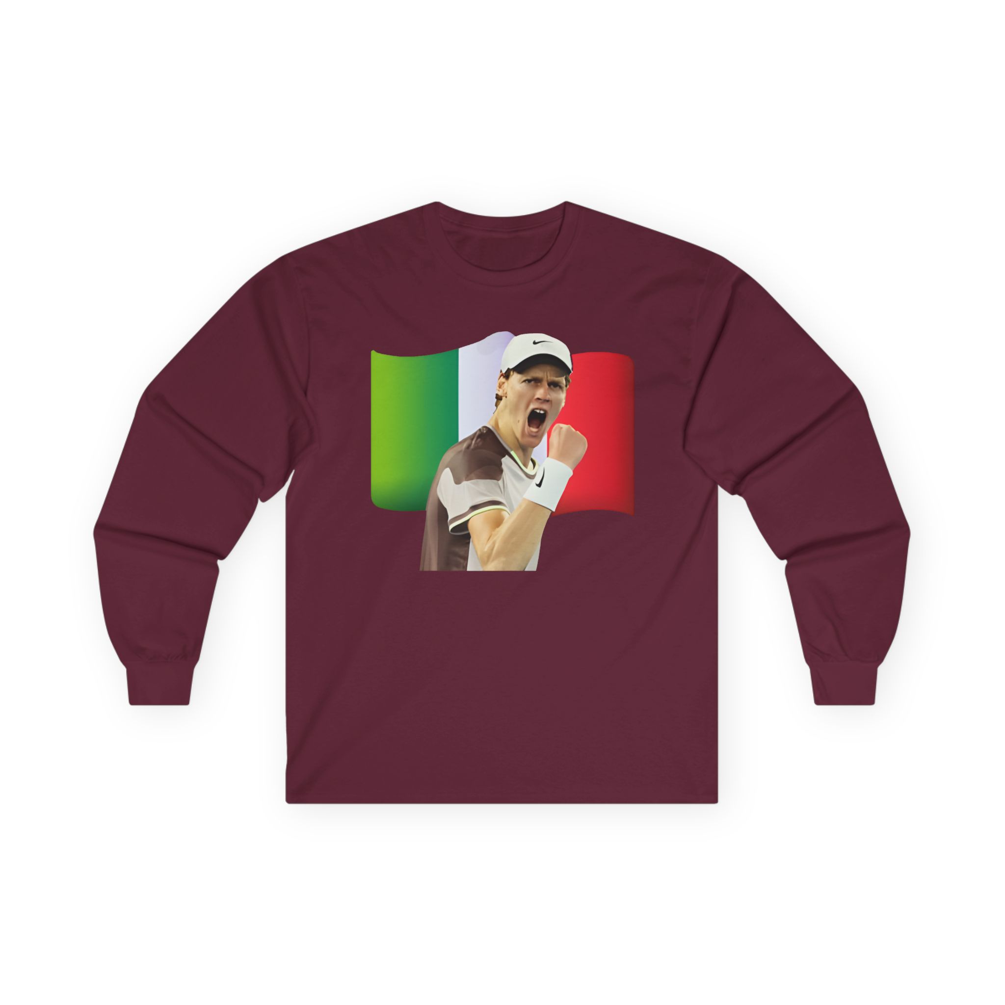 Jannik Sinner Italian Tennis Star Fan Unisex Ultra Cotton Long Sleeve Tee