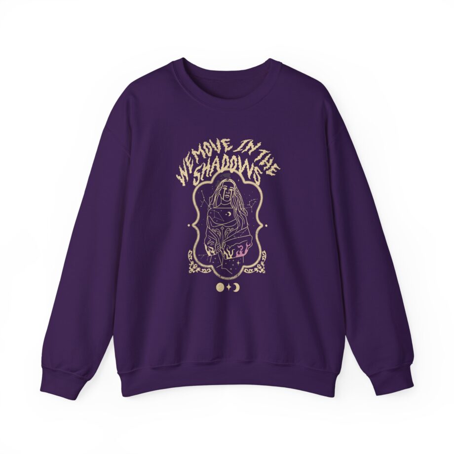 Charlotte Dobre We Move in the Shadows Unisex Heavy Blend™ Crewneck Sweatshirt