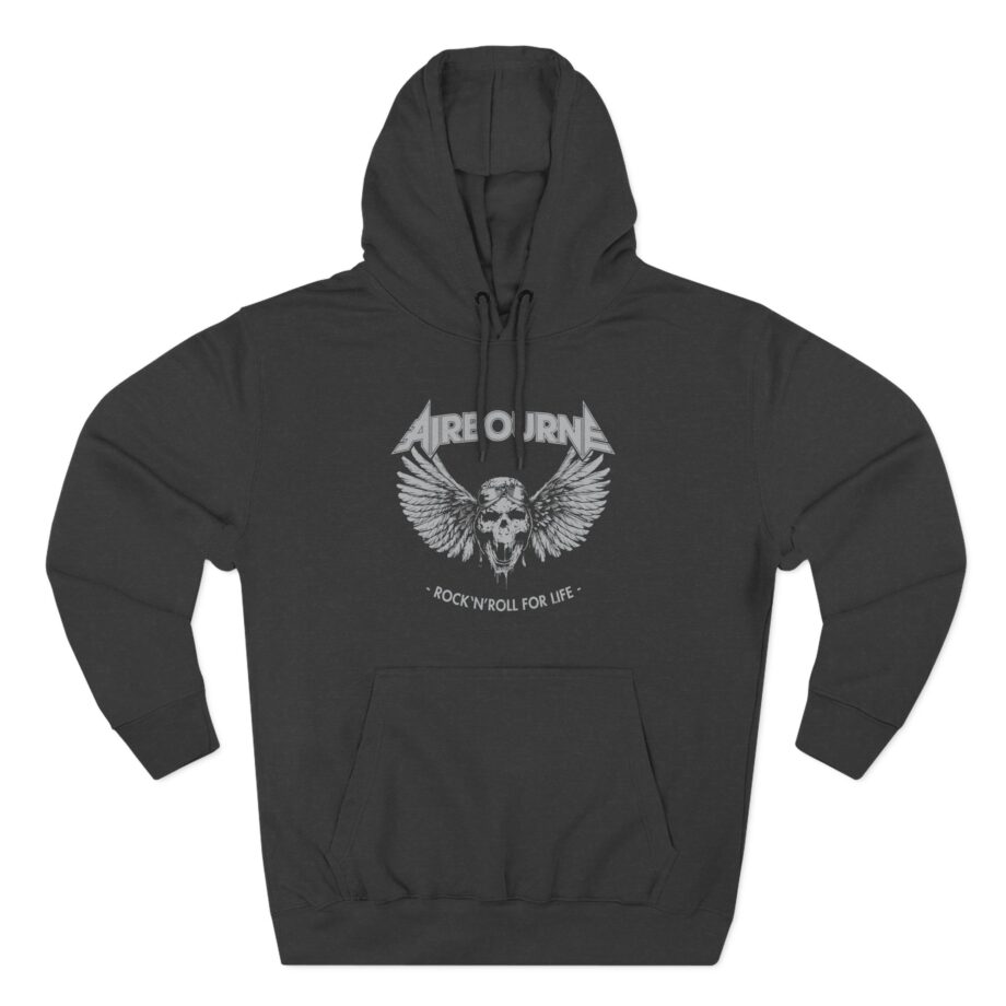 Airbourne - Rock N Roll for Life Three-Panel Fleece Hoodie
