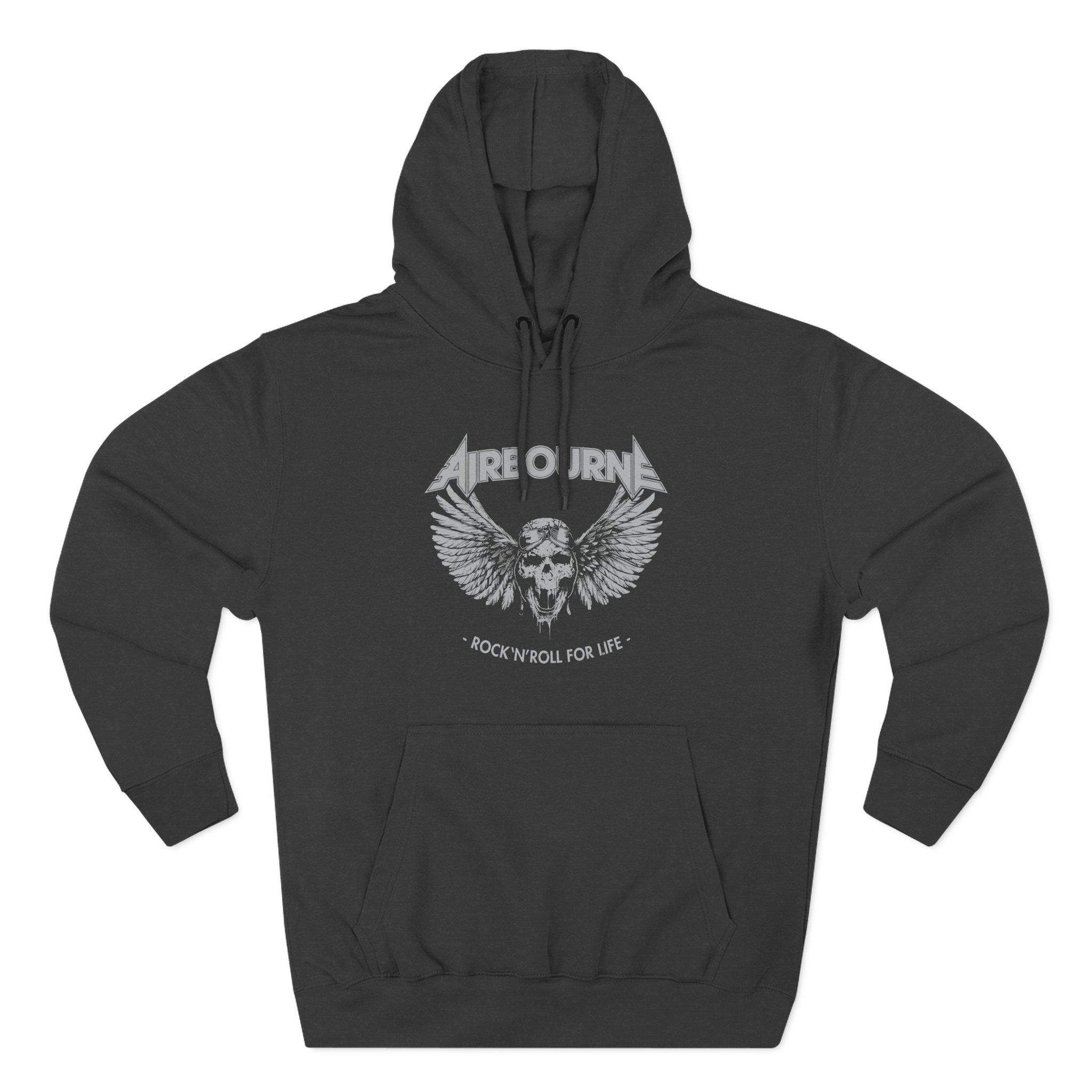 Airbourne - Rock N Roll for Life Three-Panel Fleece Hoodie
