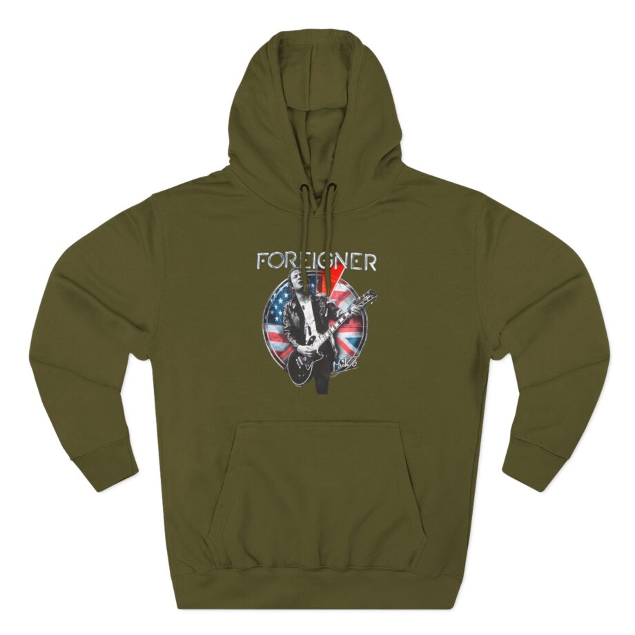 Foreigner Mick Jones Three-Panel Fleece Hoodie