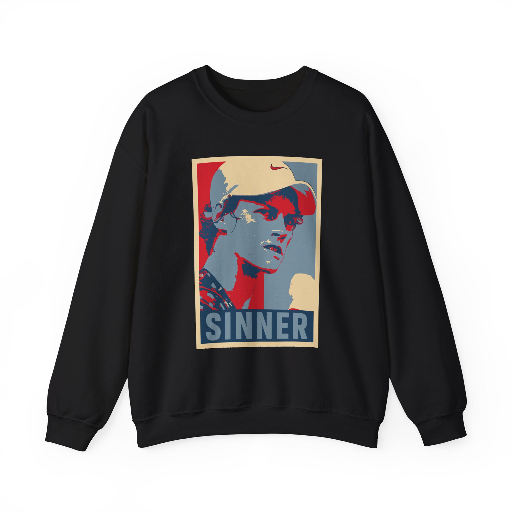 Jannik Sinner Unisex Heavy Blendâ„¢ Crewneck Sweatshirt