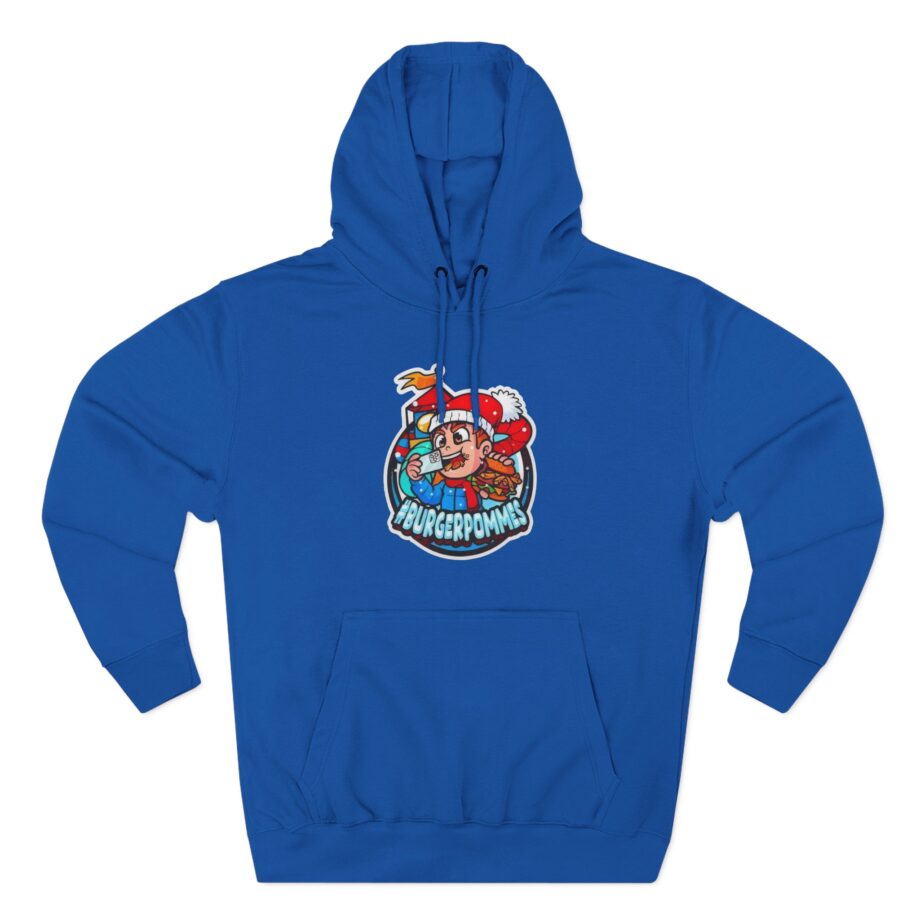 Burger Pommes Three-Panel Fleece Hoodie