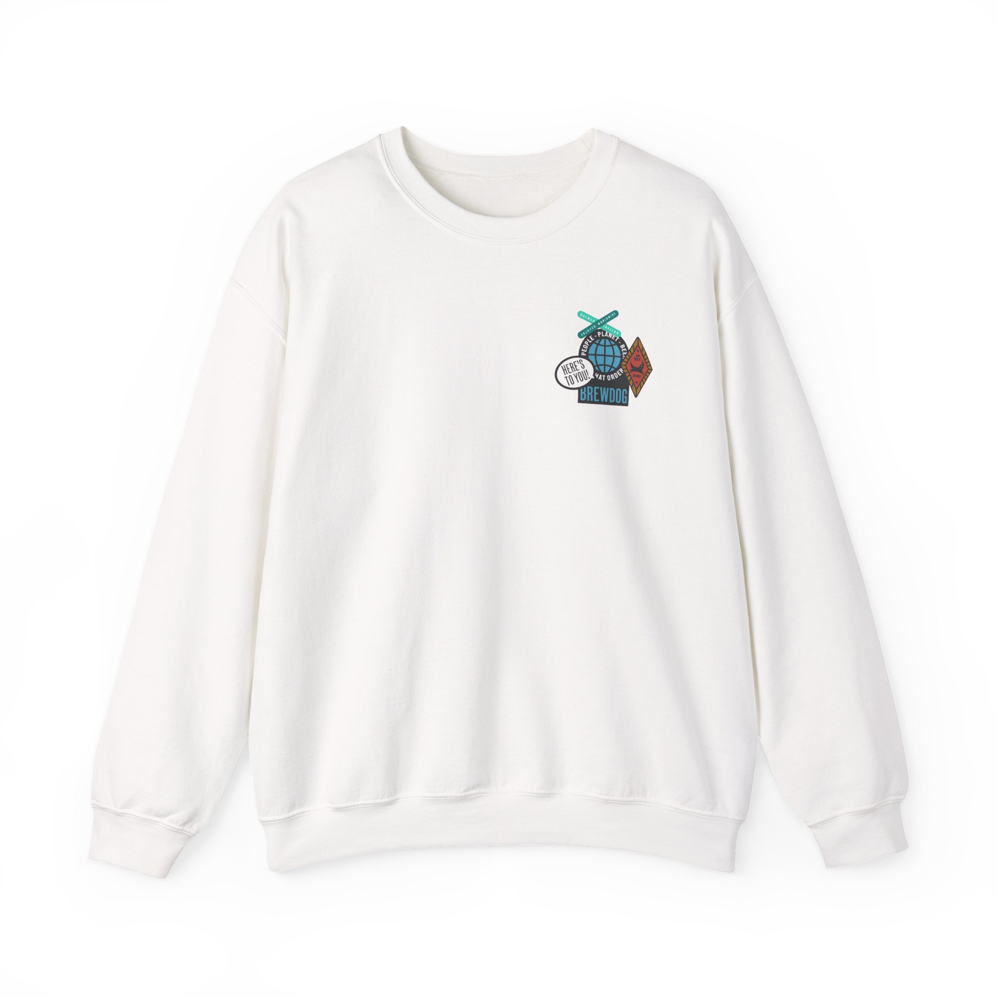 Brewdog Punk Sticker Unisex Heavy Blendâ„¢ Crewneck Sweatshirt