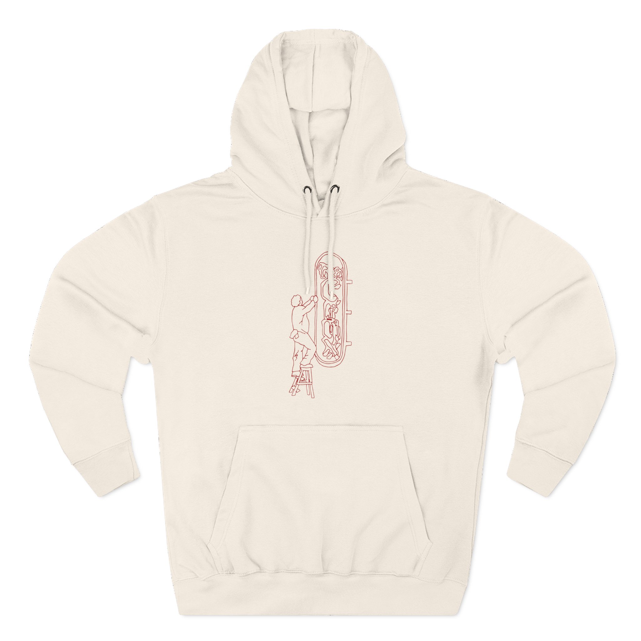 Djo The Crux Sign Ringer Three-Panel Fleece Hoodie