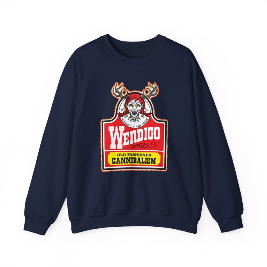Wendigo Old Fashioned Cannibalism Unisex Heavy Blend Crewneck Sweatshirt
