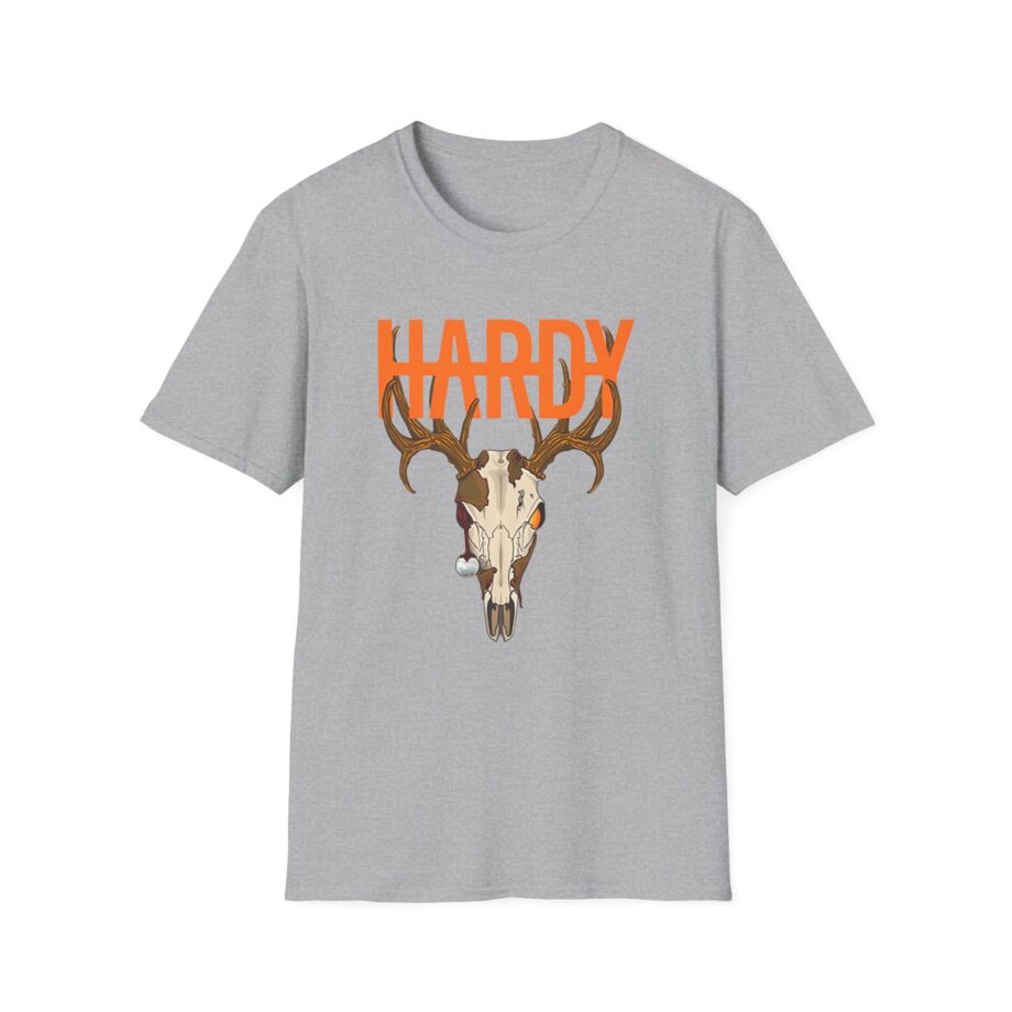 Hardy Deer Skull Unisex Softstyle T-Shirt