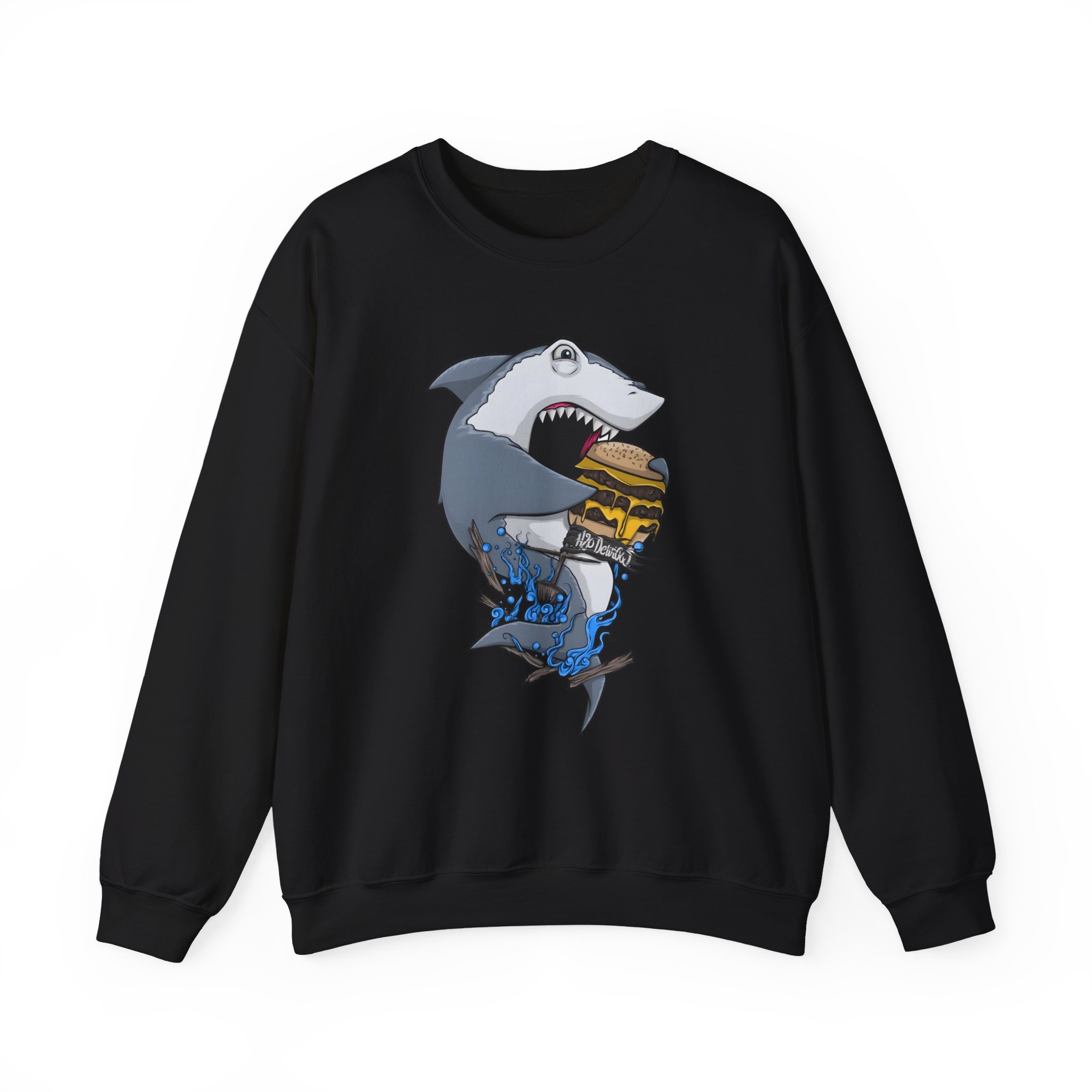 H2odelirious Hungry Shark Unisex Heavy Blendâ„¢ Crewneck Sweatshirt