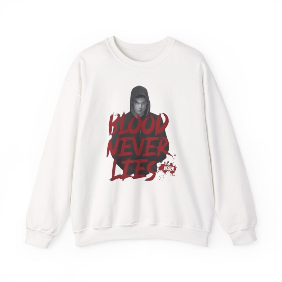Dexter Blood Never Lies Unisex Heavy Blend™ Crewneck Sweatshirt