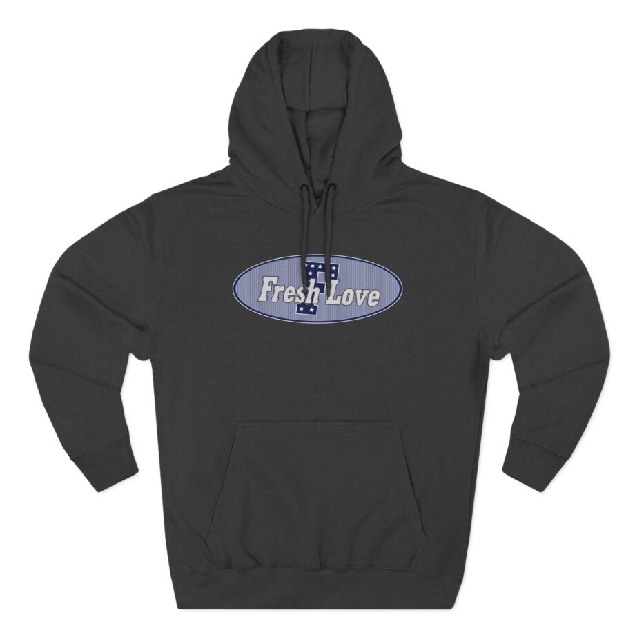Fresh Love Three-Panel Fleece Hoodie