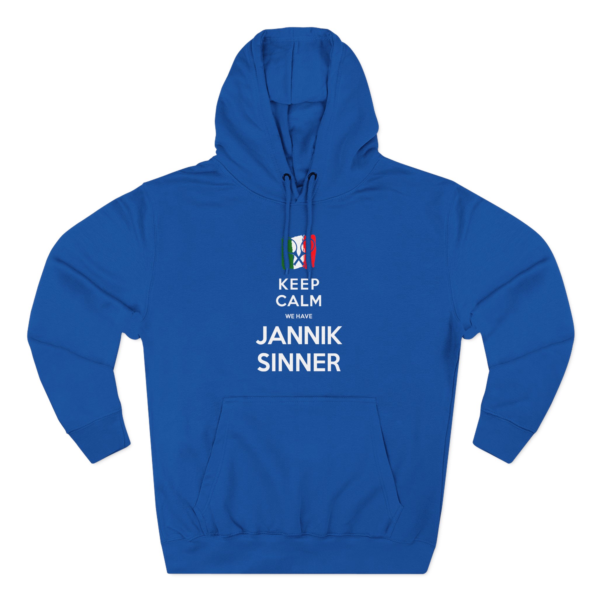 Jannik Sinner Keep Calm We Have Three-Panel Fleece Hoodie