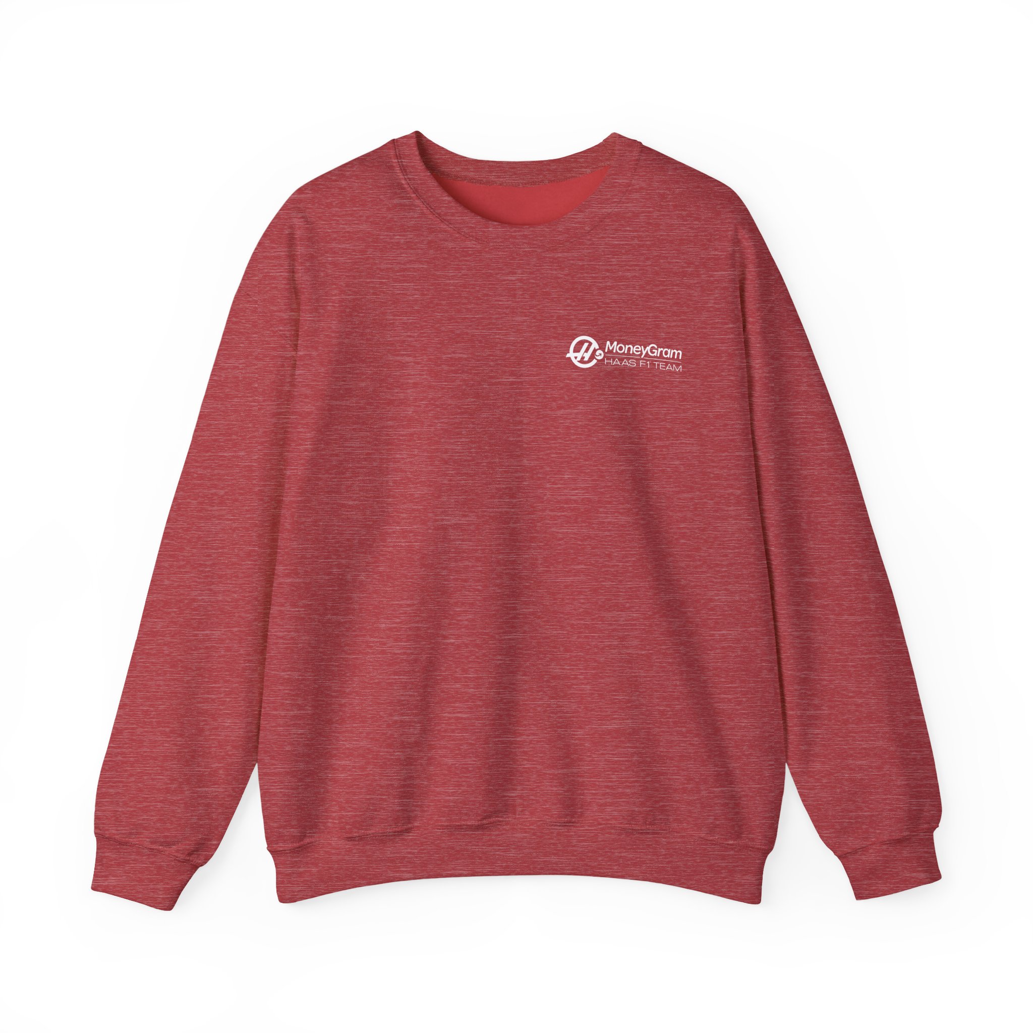 Haas F1 Dynamic Roundel Unisex Heavy Blendâ„¢ Crewneck Sweatshirt