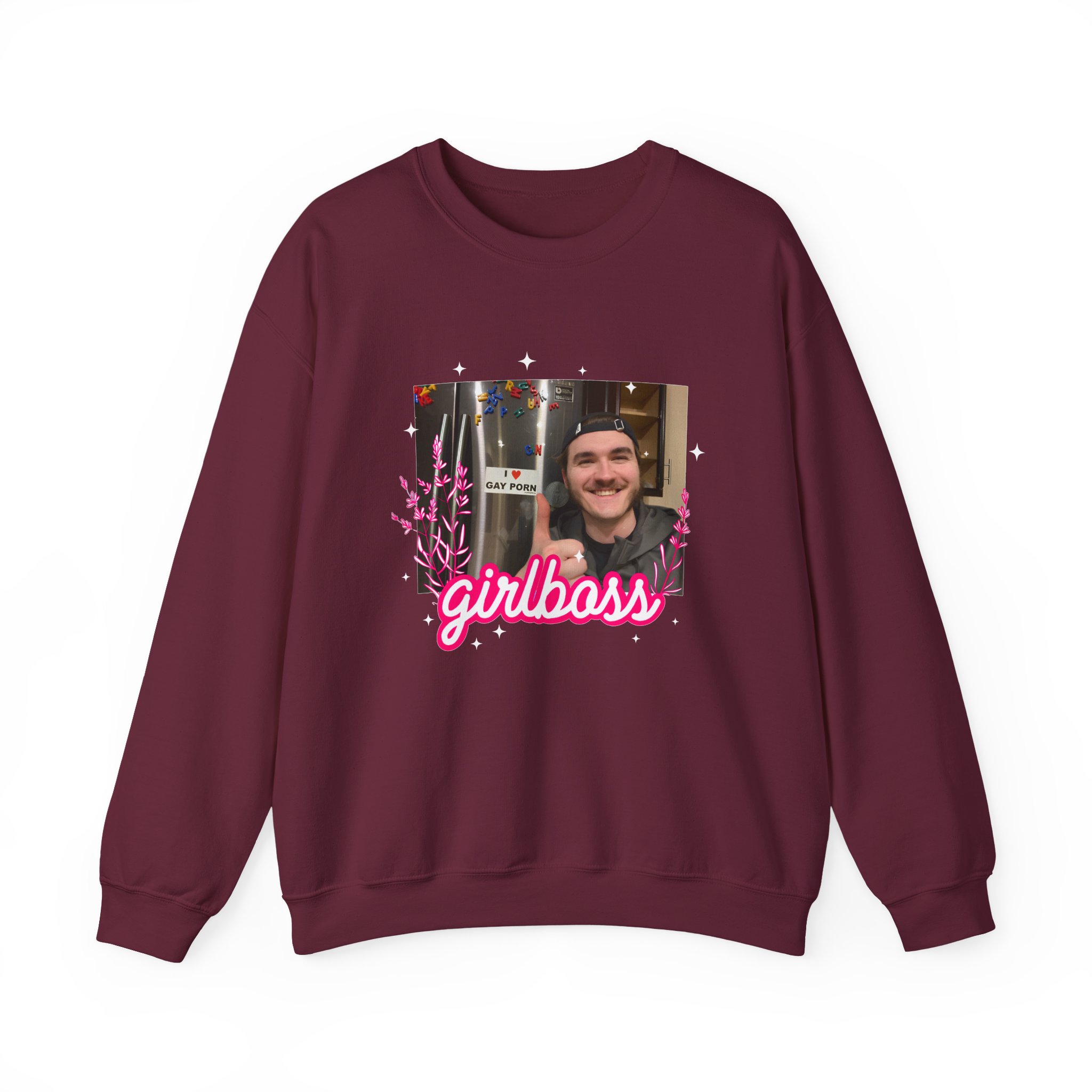 Jschlatt Girlboss Unisex Heavy Blendâ„¢ Crewneck Sweatshirt