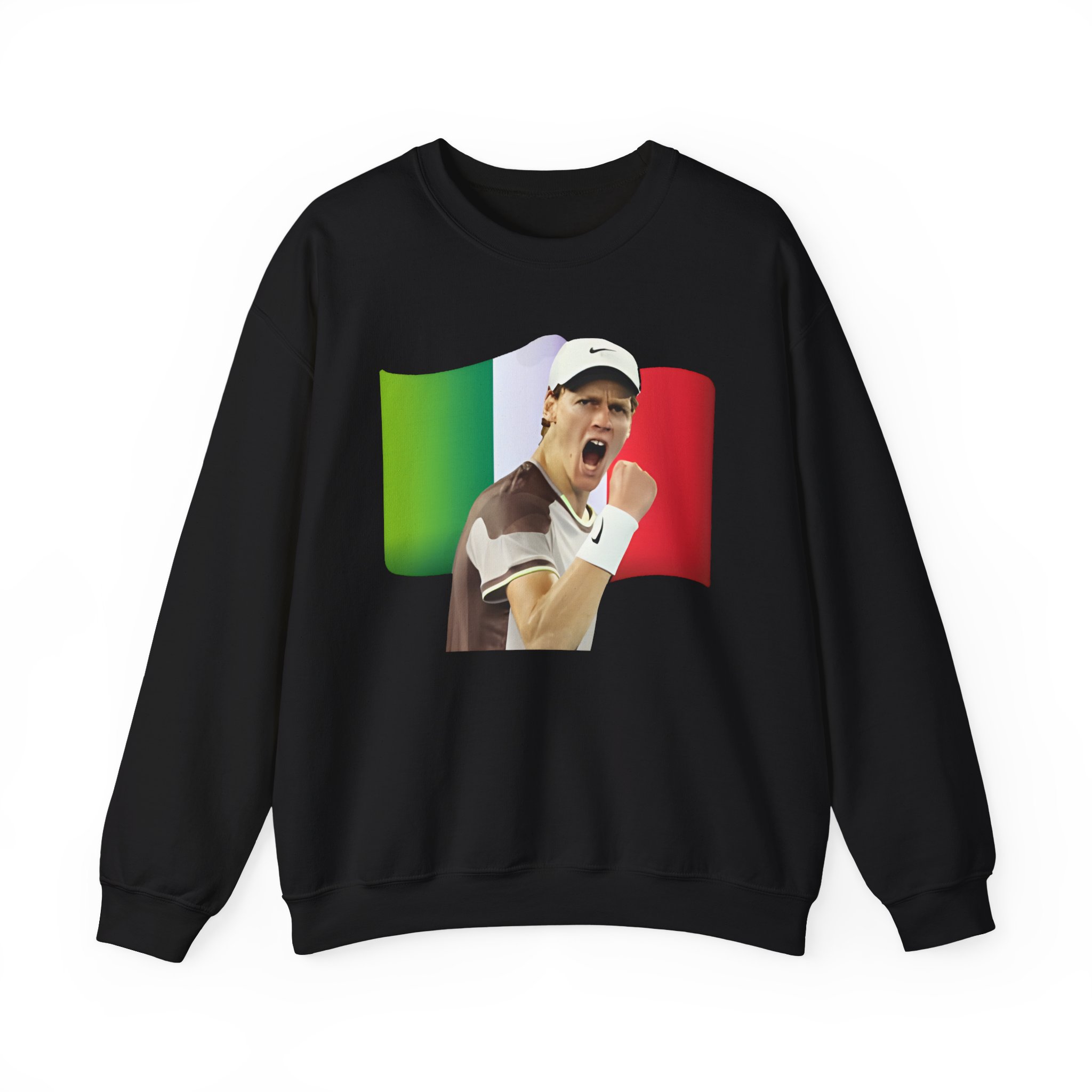 Jannik Sinner Italian Tennis Star Fan Unisex Heavy Blendâ„¢ Crewneck Sweatshirt