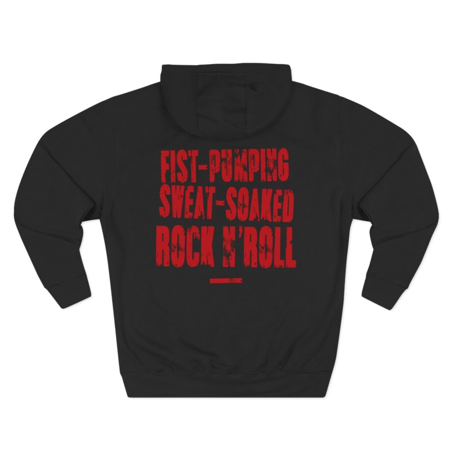 Airbourne Fist Pumping Three-Panel Fleece Hoodie