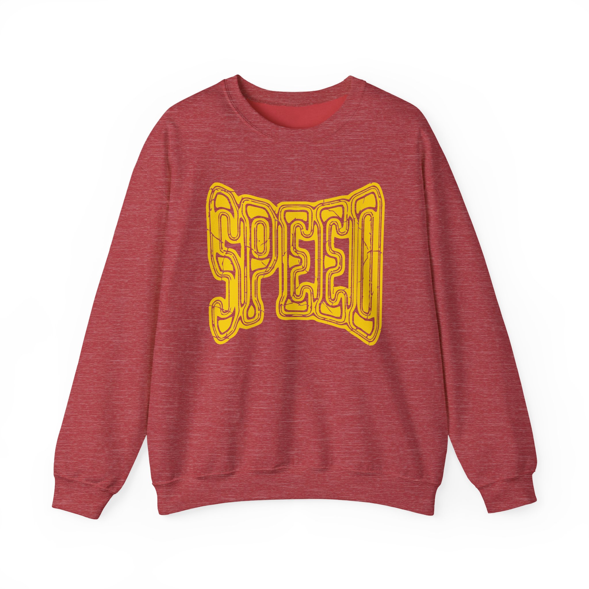 Ishowspeed Gold Logo Unisex Heavy Blendâ„¢ Crewneck Sweatshirt