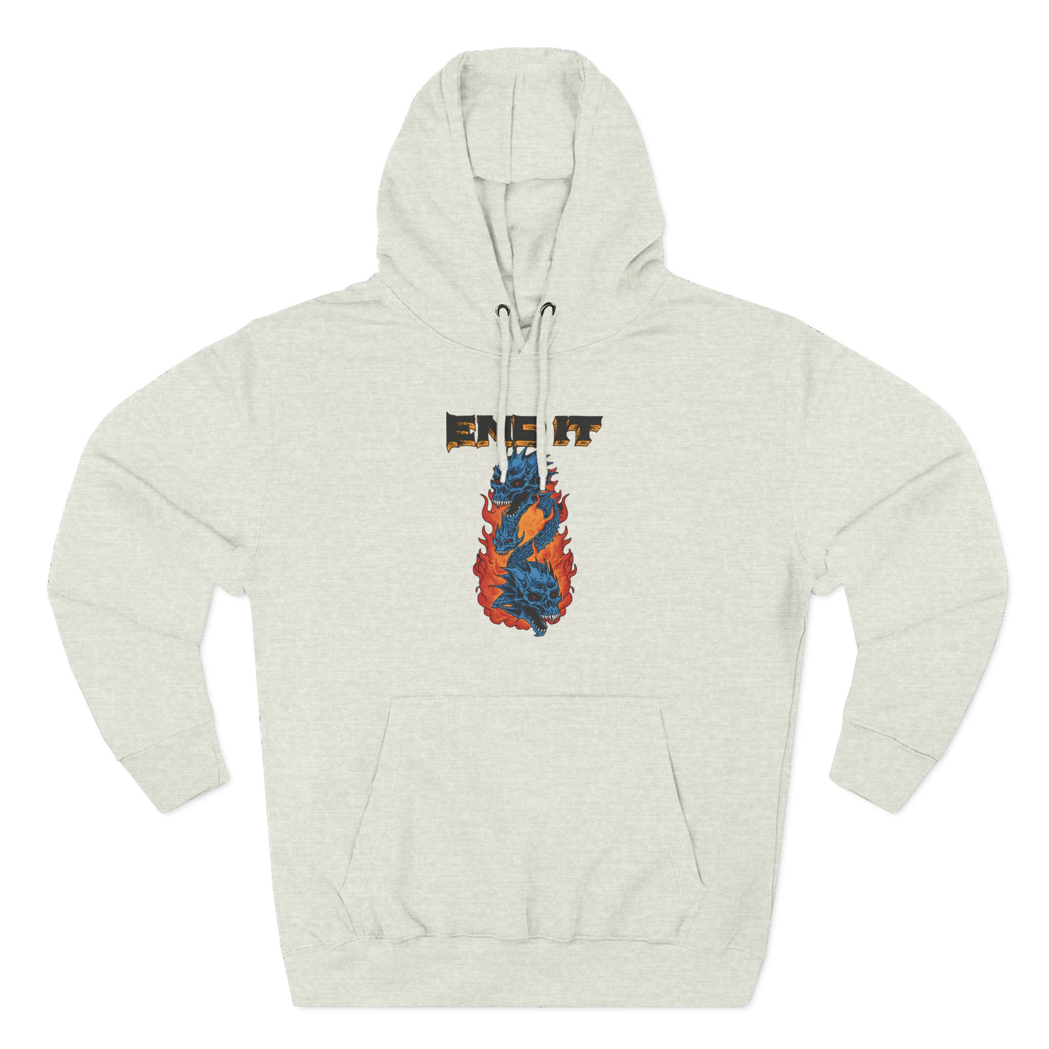 End It Three-Panel Fleece Hoodie