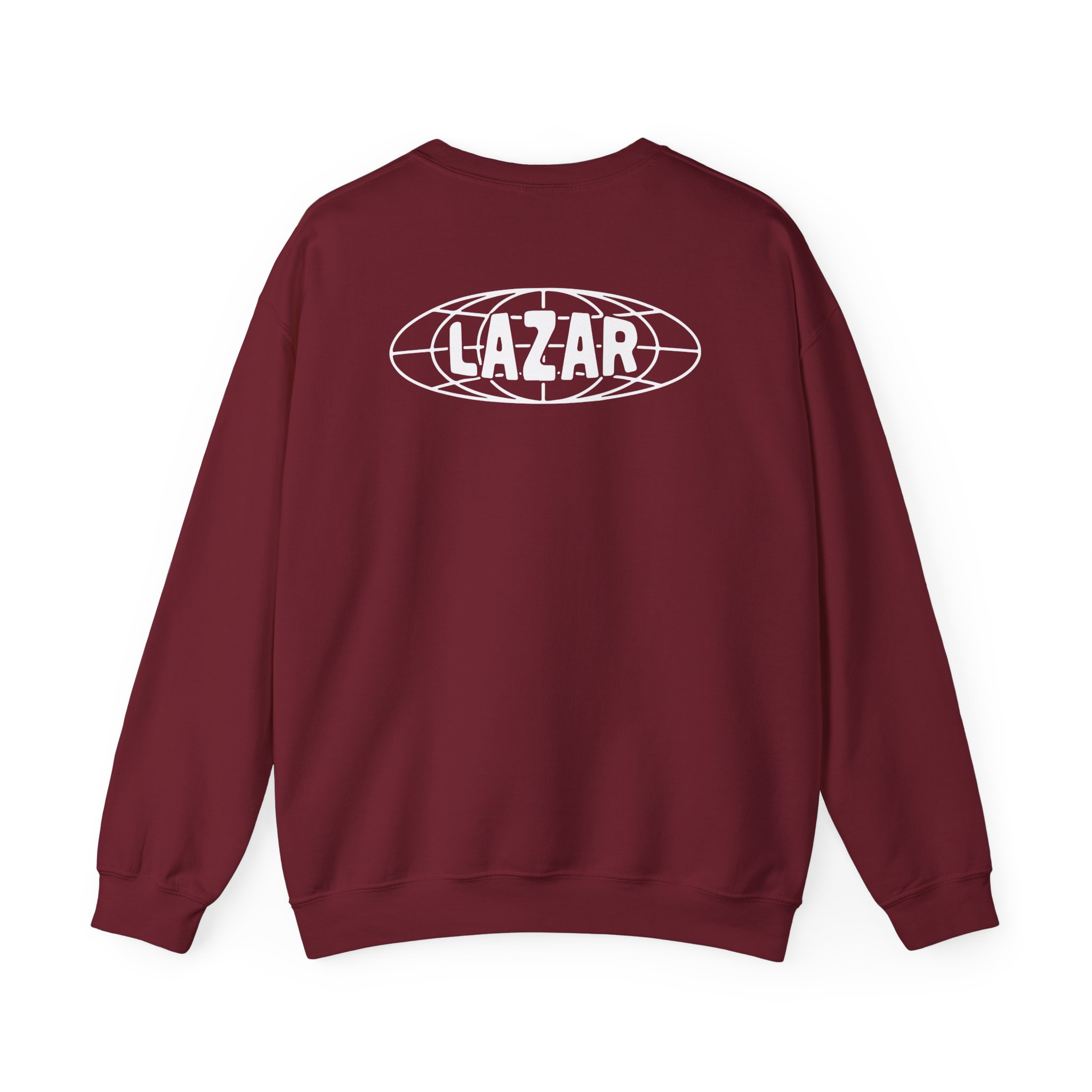 Lazarbeam Globe Indigo Unisex Heavy Blendâ„¢ Crewneck Sweatshirt